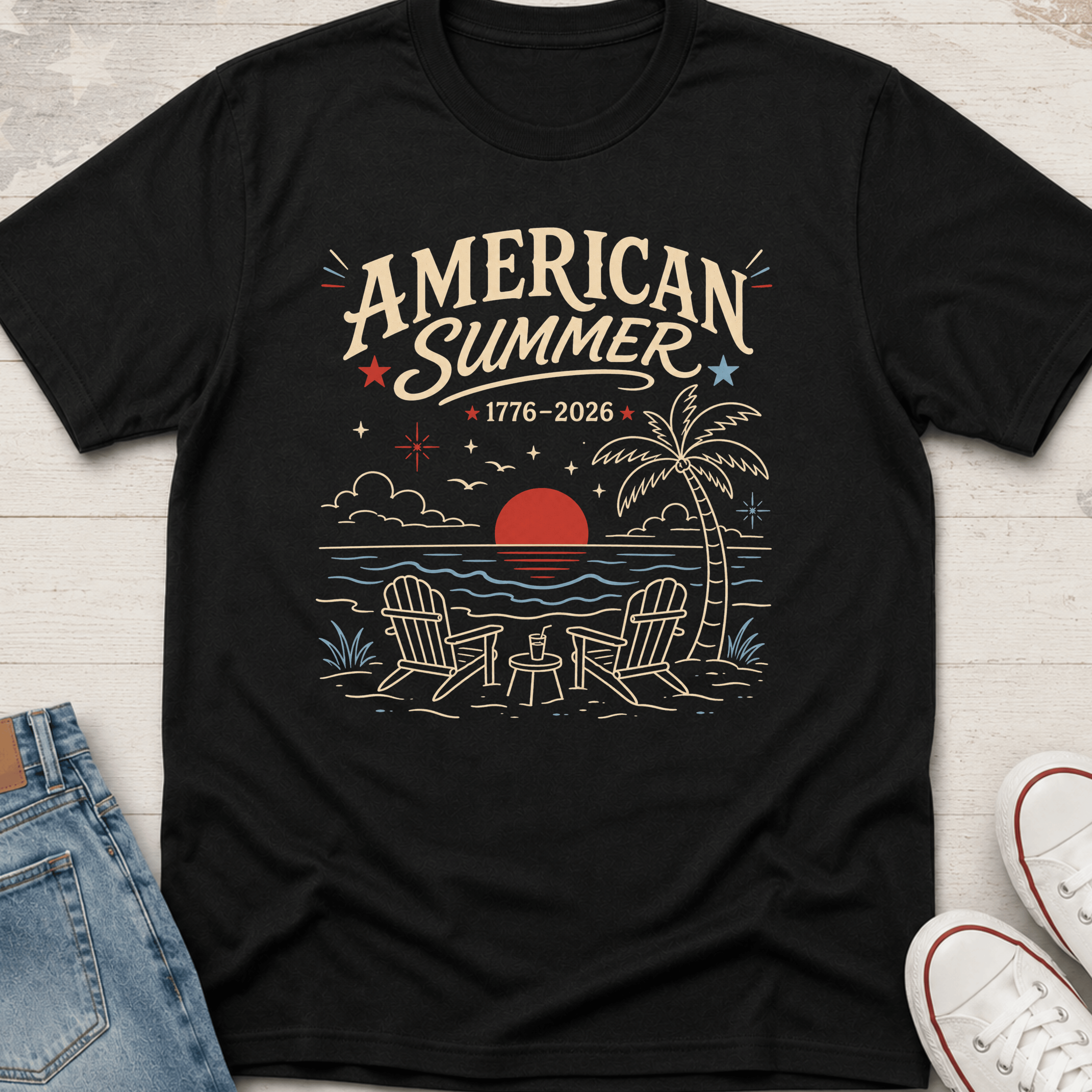 American Summer Views T-Shirt