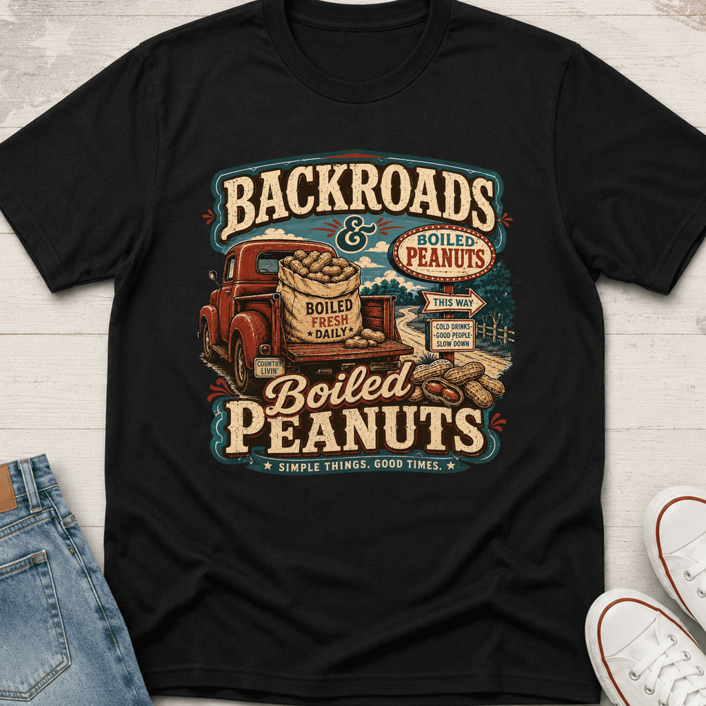 Back Roads & Boiled Peanuts T-Shirt