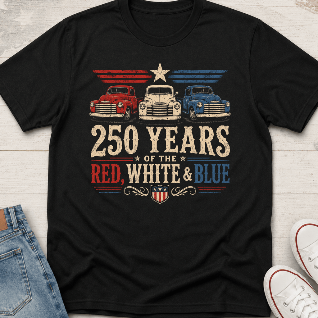 Tricolor Classic Trucks T-Shirt