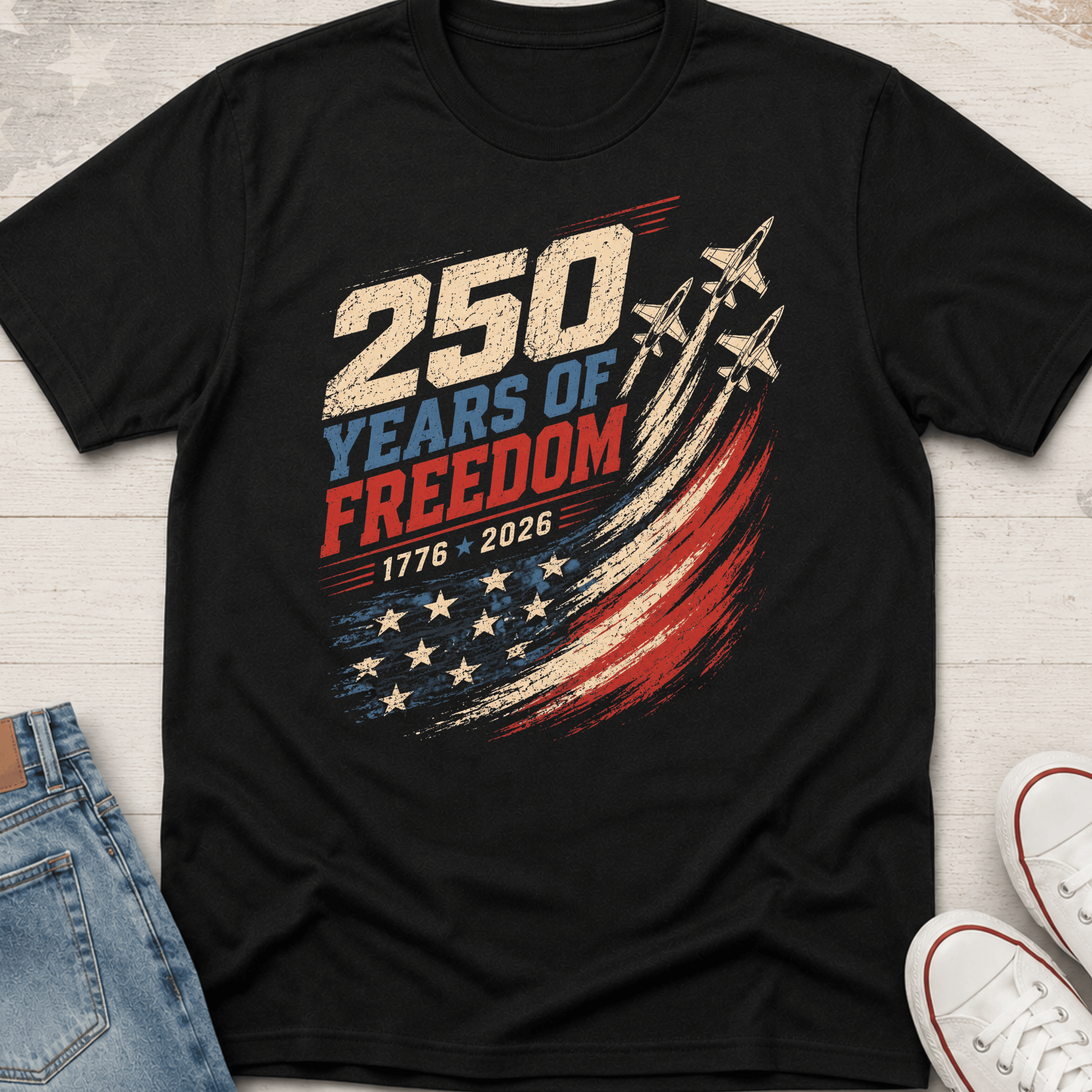250 Years of Freedom Jets T-Shirt