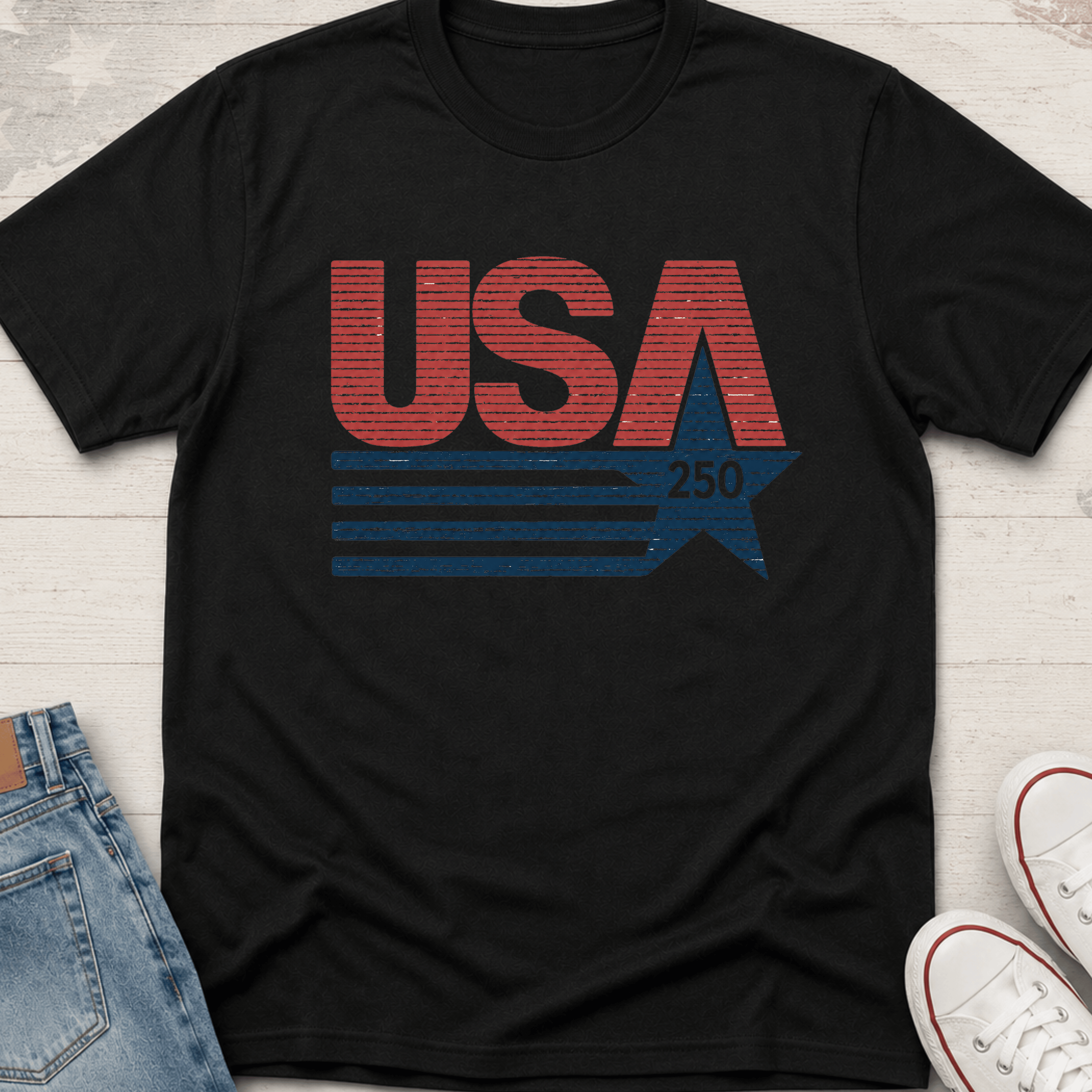USA 250 Star T-Shirt
