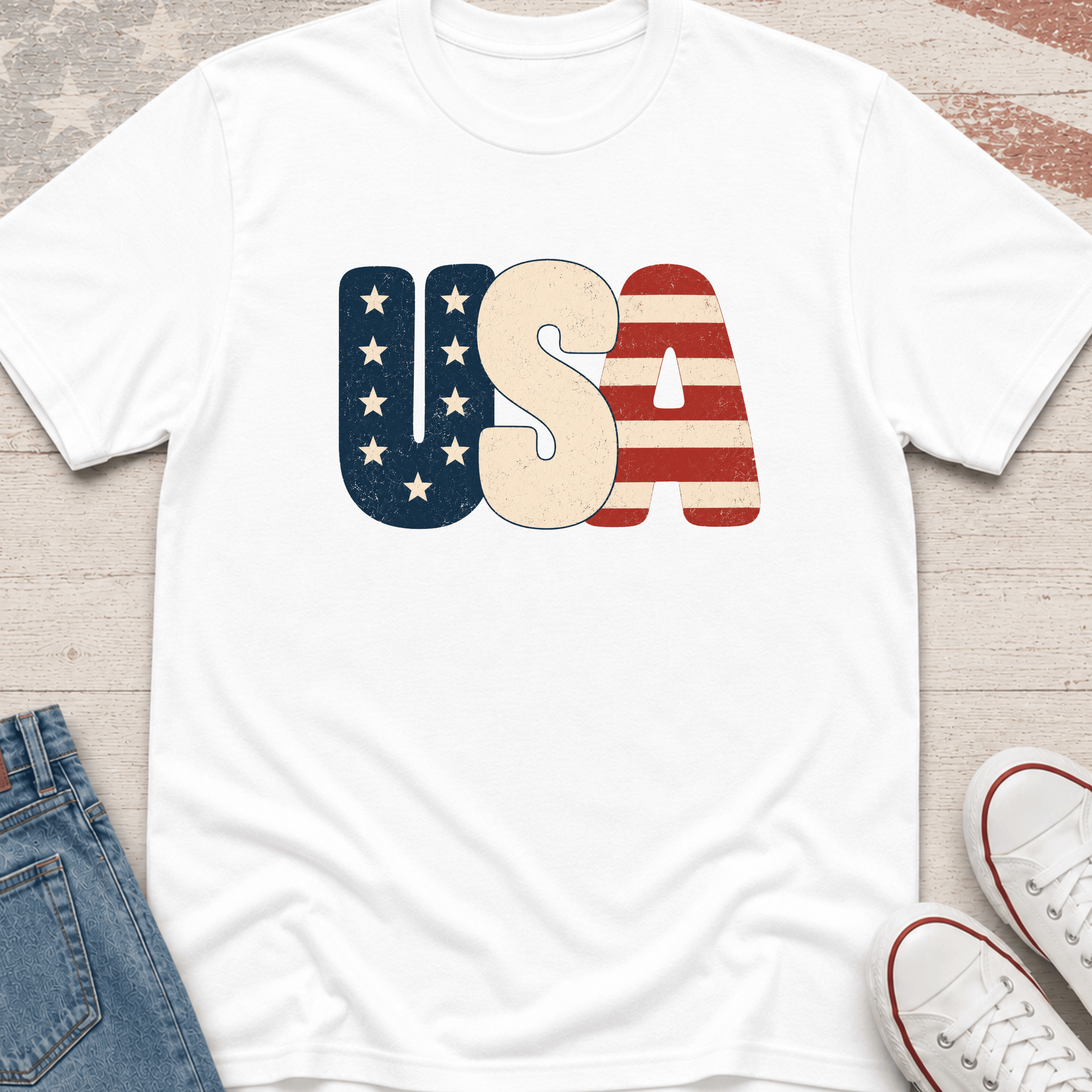 USA Stars & Stripes T-Shirt