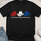 250 Tricolor Cowboy Hats T-Shirt