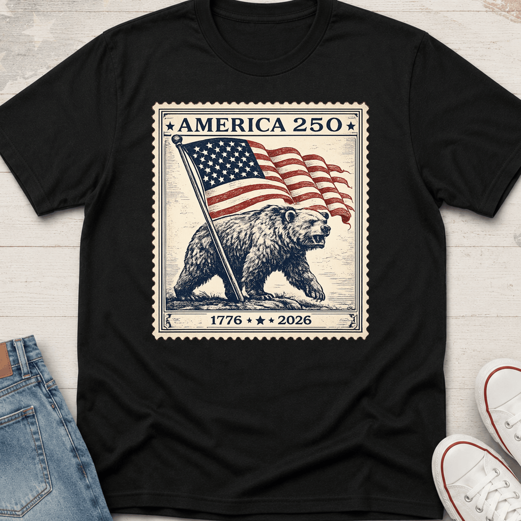 Bear Flag Stamp T-Shirt