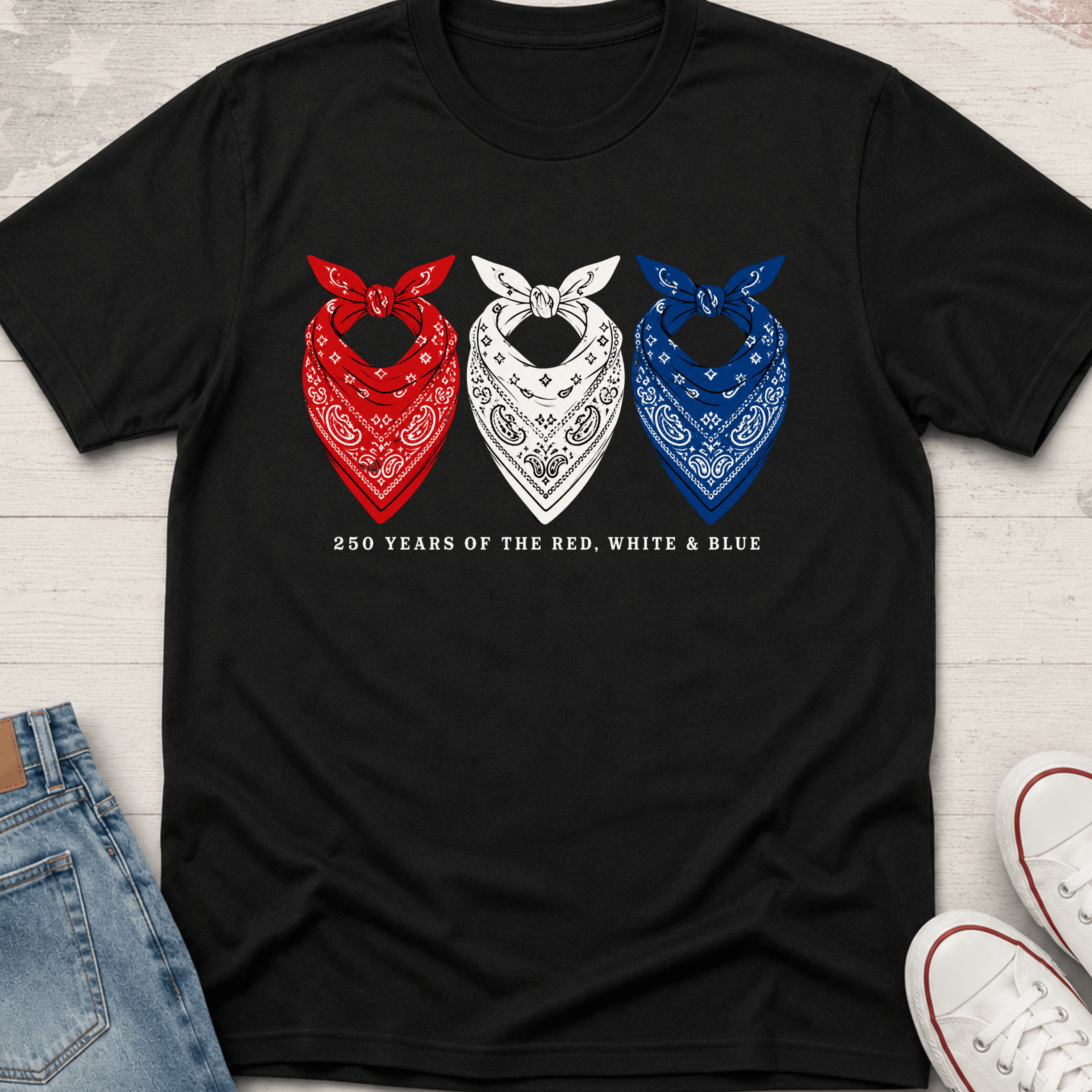 Tricolor Bandanas T-Shirt