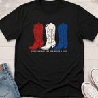 Tricolor Cowboy Boots T-Shirt