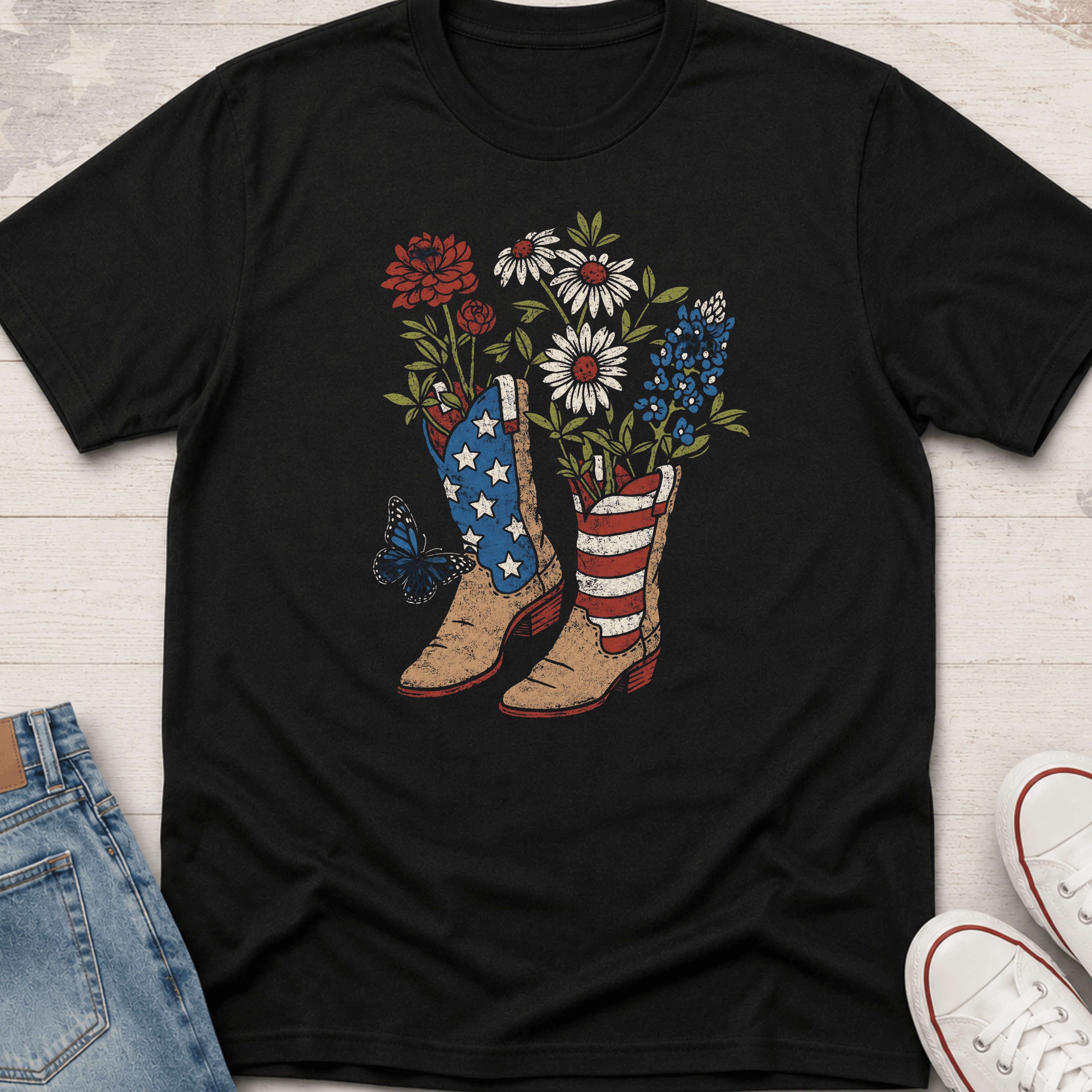 Boots With The Flowers T-Shirt