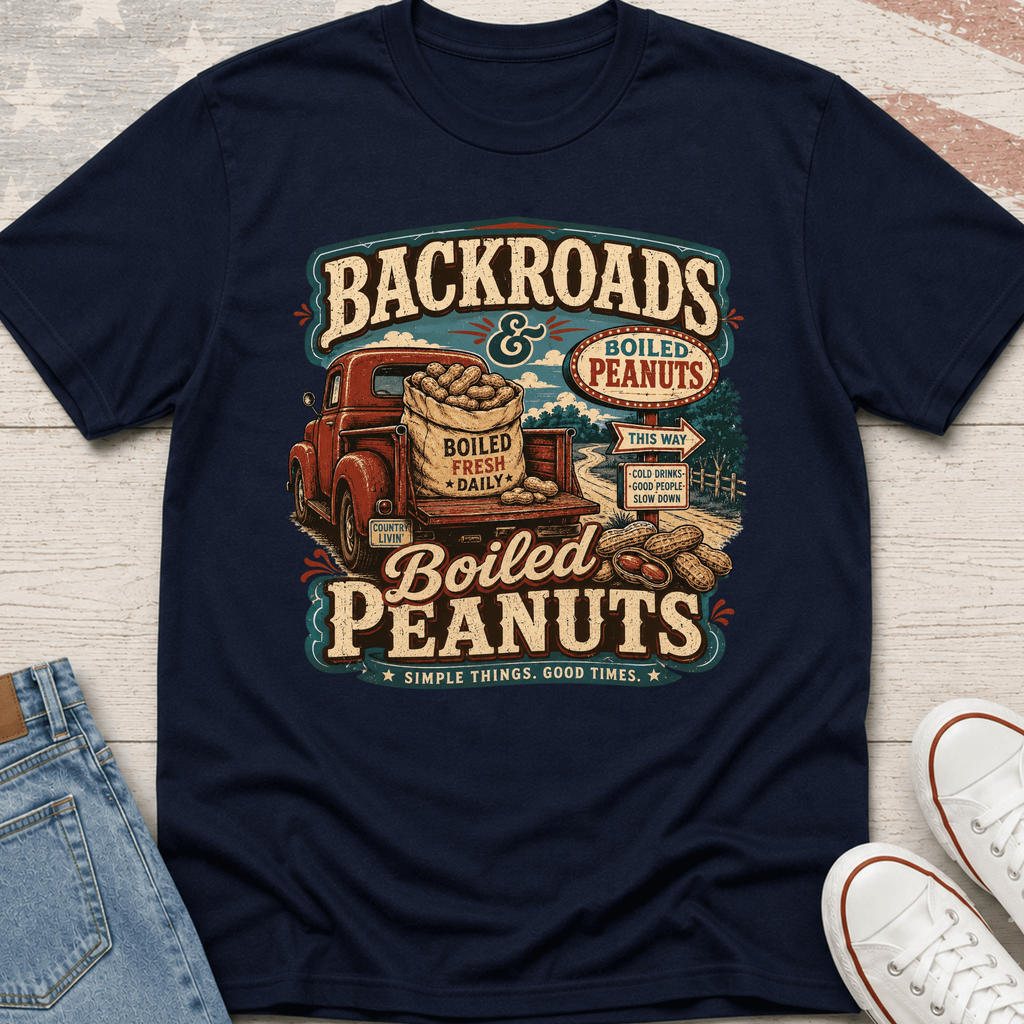 Back Roads & Boiled Peanuts T-Shirt