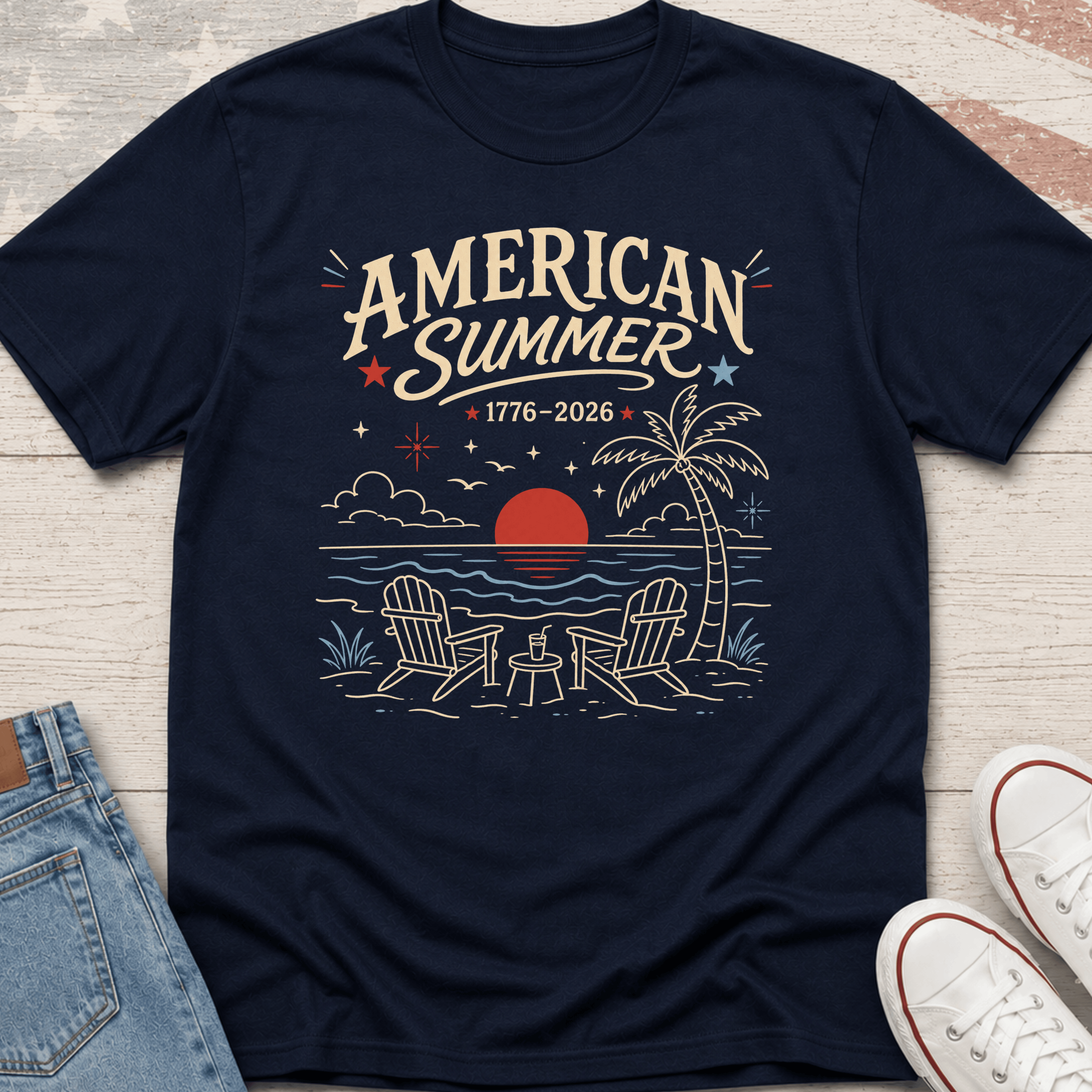 American Summer Views T-Shirt