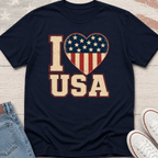 I Heart USA Patriotic T-Shirt