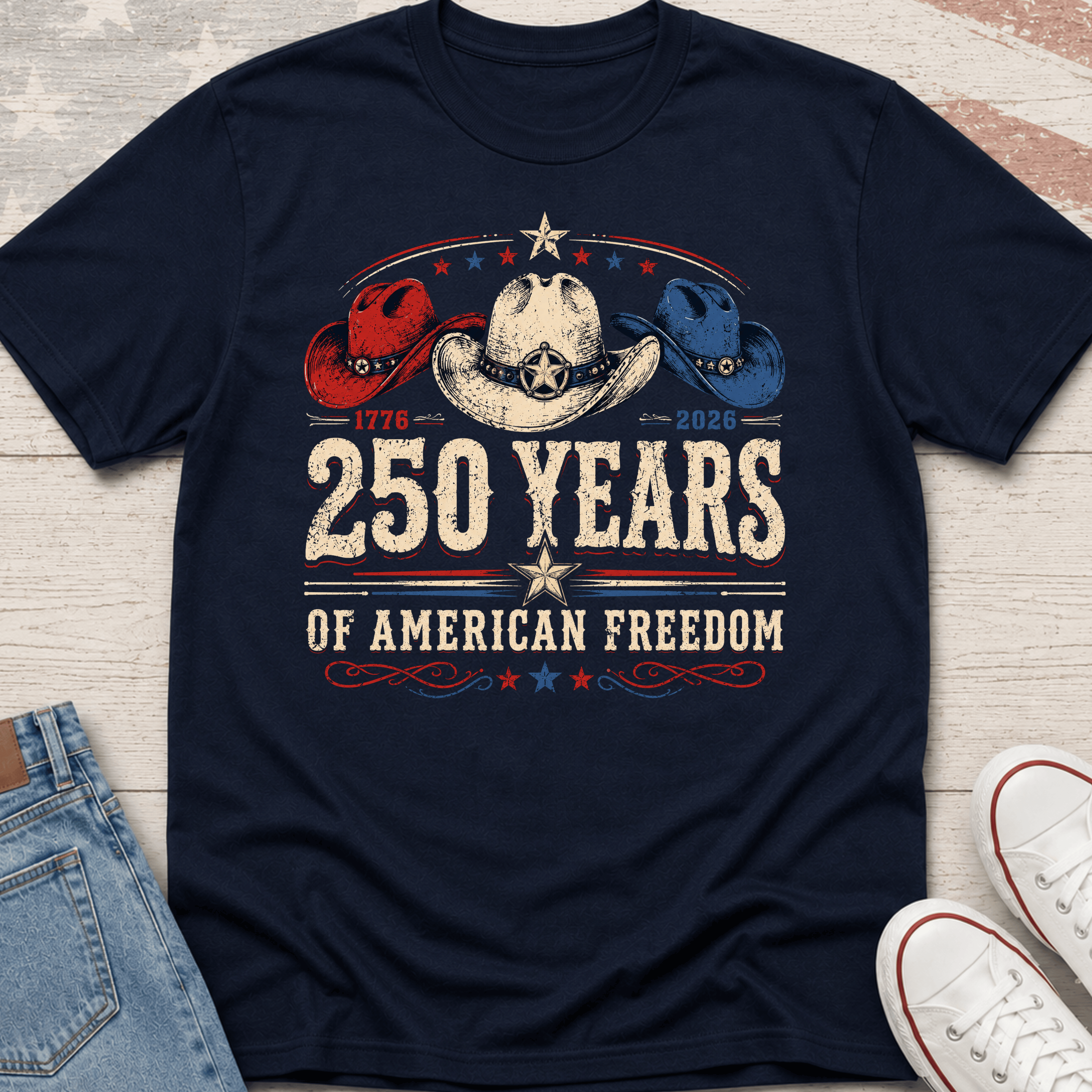 Cowboy Hats 250 T-Shirt