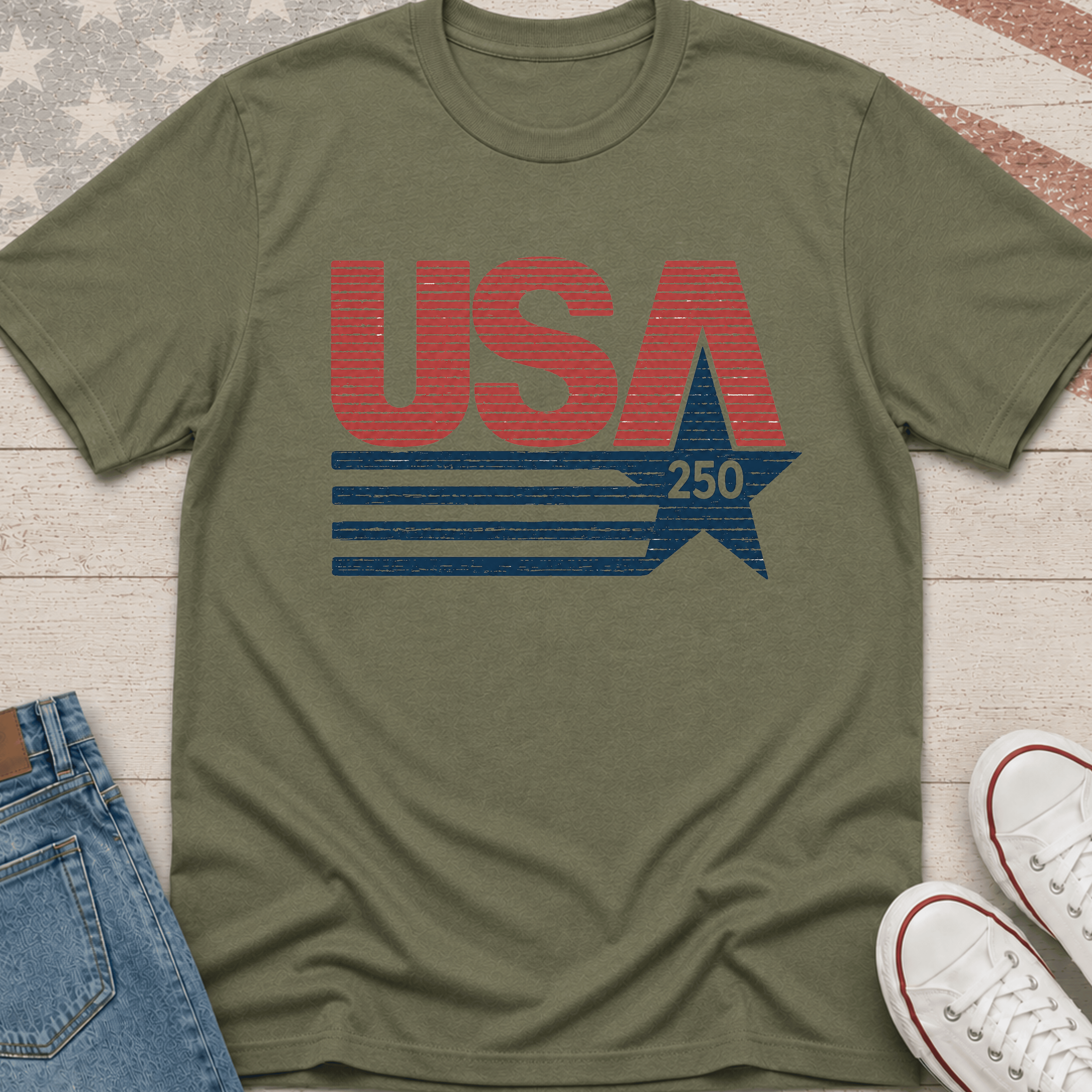 USA 250 Star T-Shirt