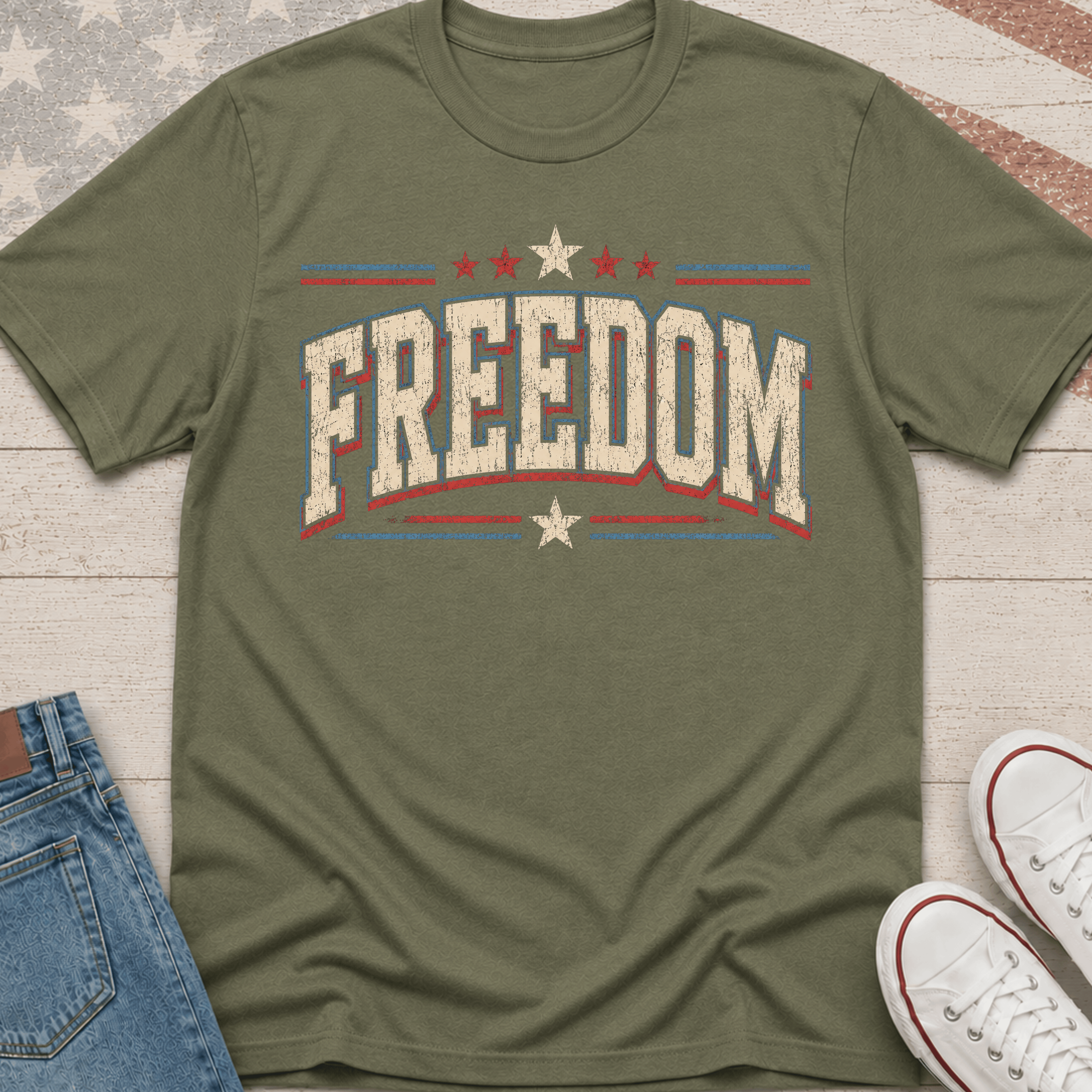 Freedom Distressed T-Shirt