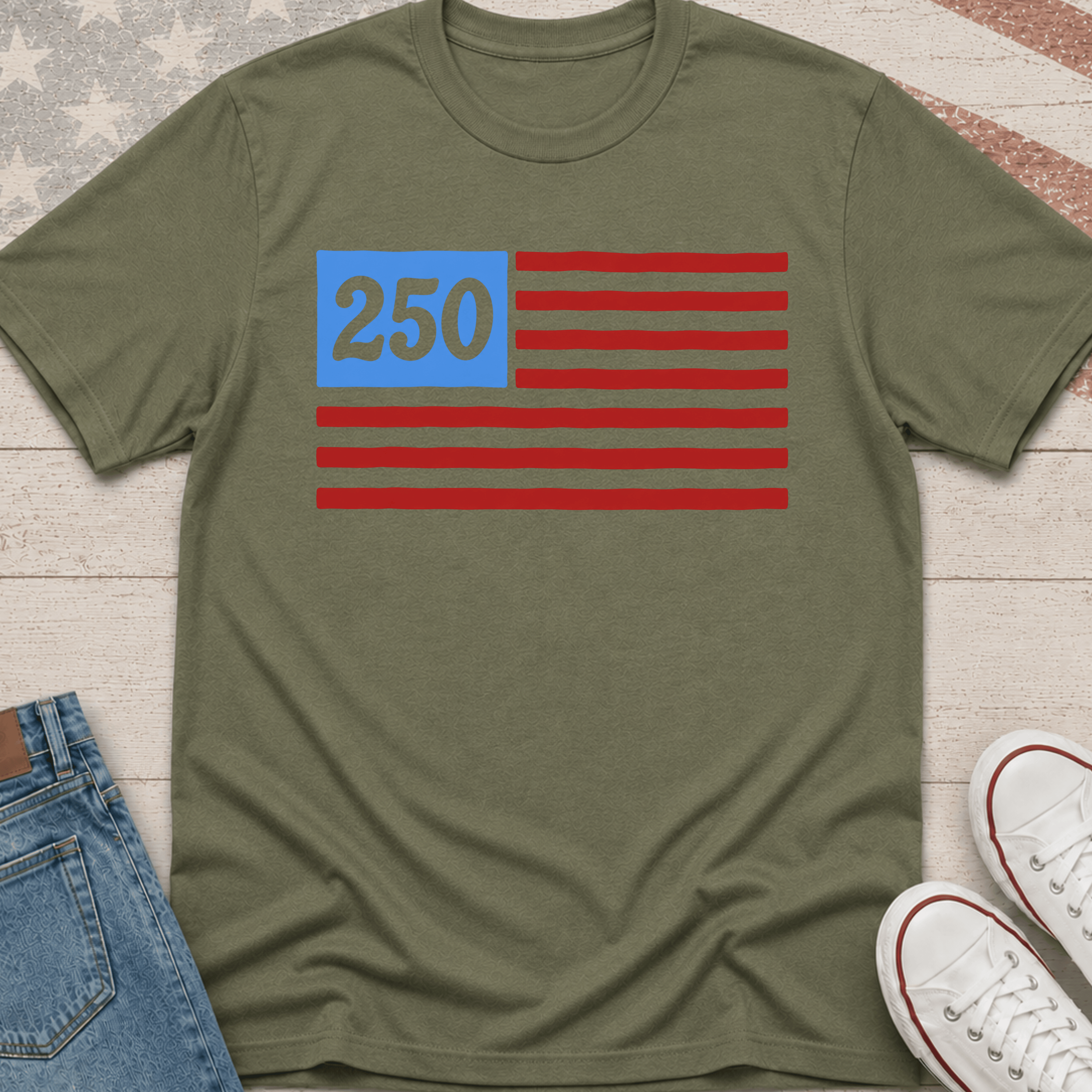 American Flag 250 T-Shirt