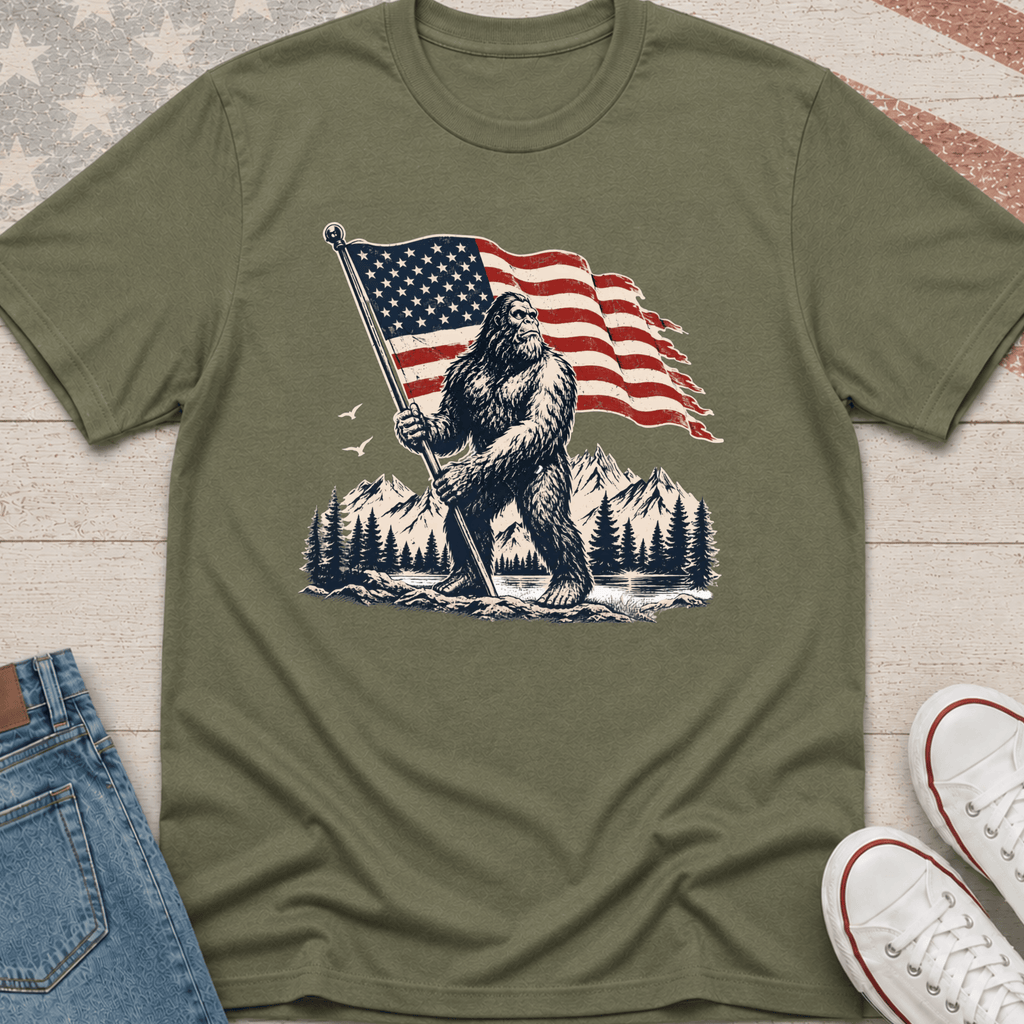 Bigfoot Flag T-Shirt