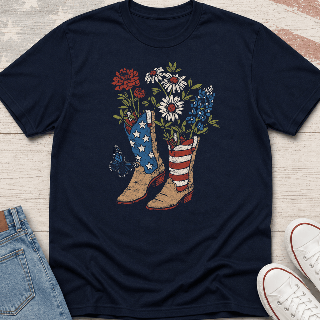 Boots With The Flowers T-Shirt