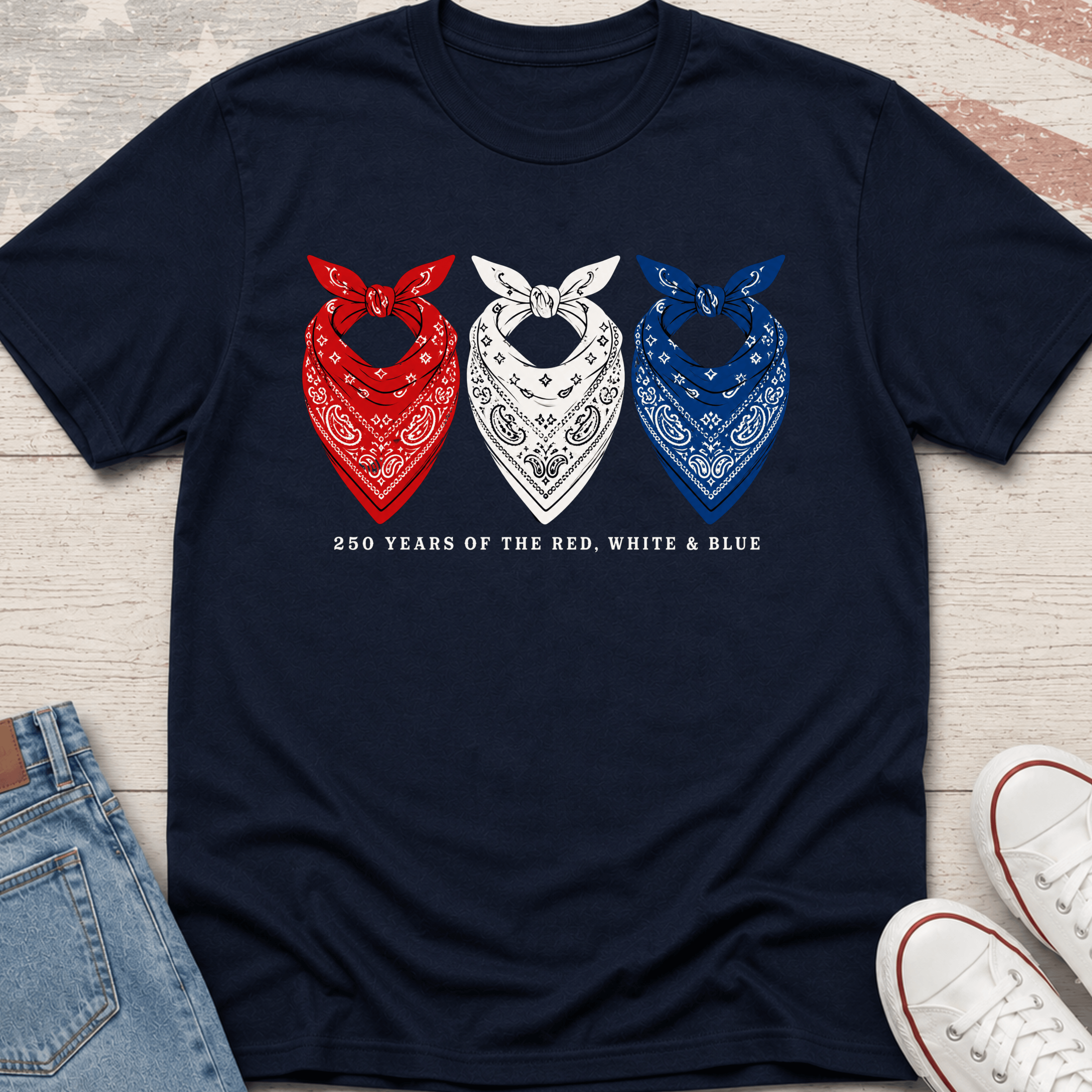 Tricolor Bandanas T-Shirt