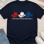 250 Tricolor Cowboy Hats T-Shirt