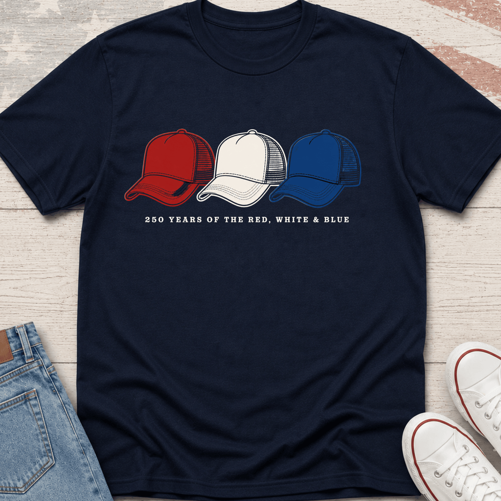 Tricolor Trucker Hats T-Shirt
