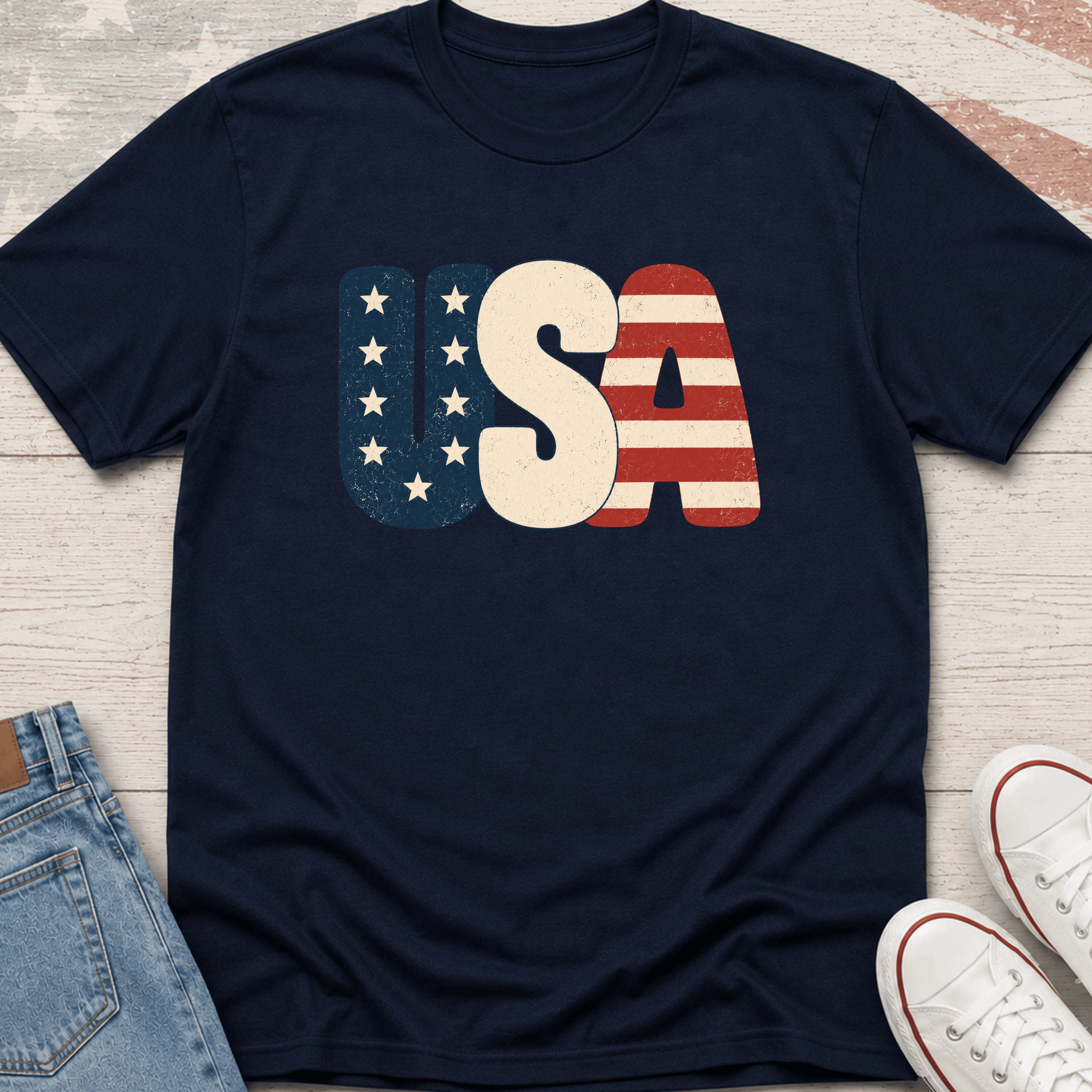 USA Stars & Stripes T-Shirt