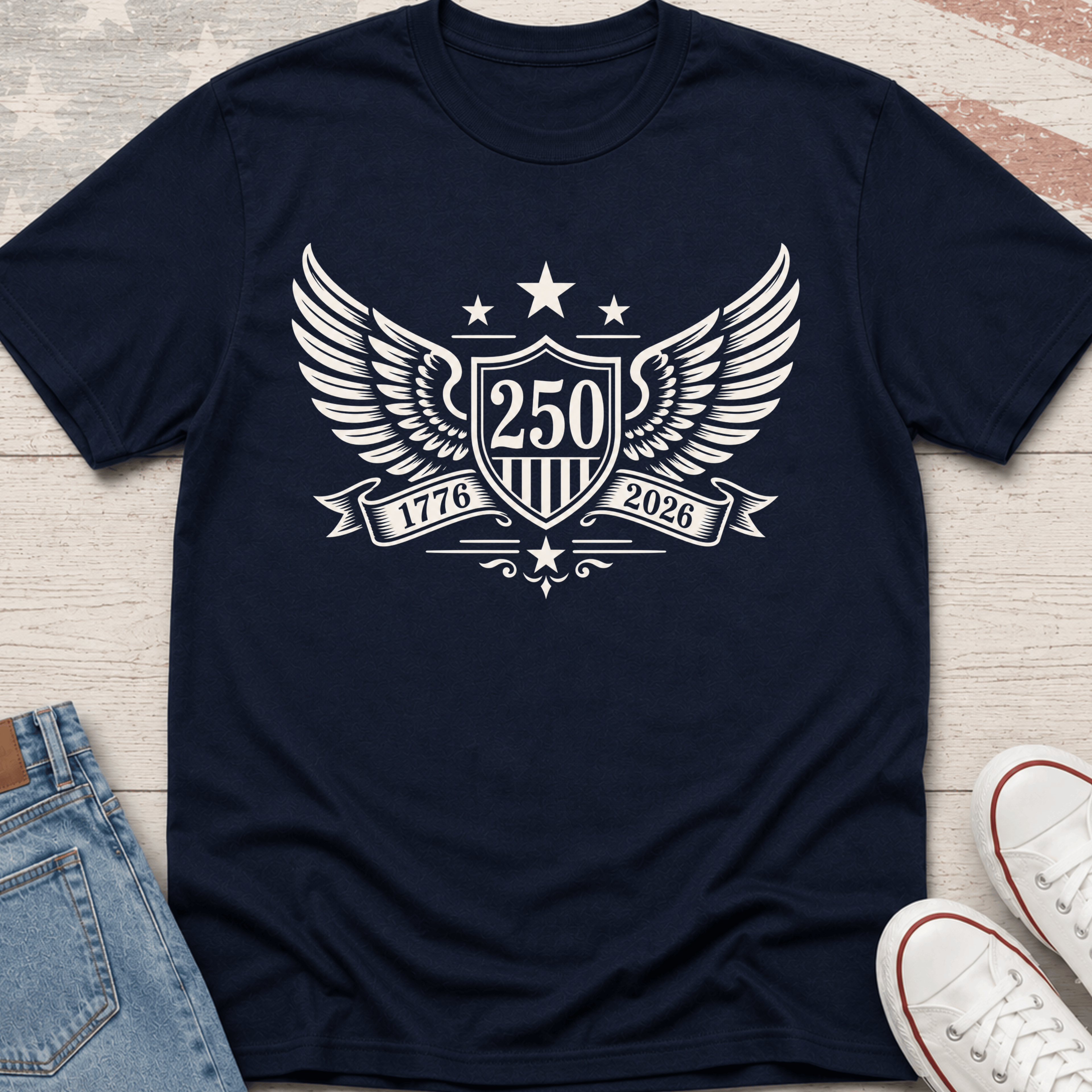 250th Bold Wings T-Shirt