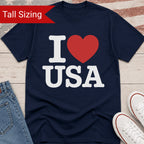 I Heart USA TALL Shirt