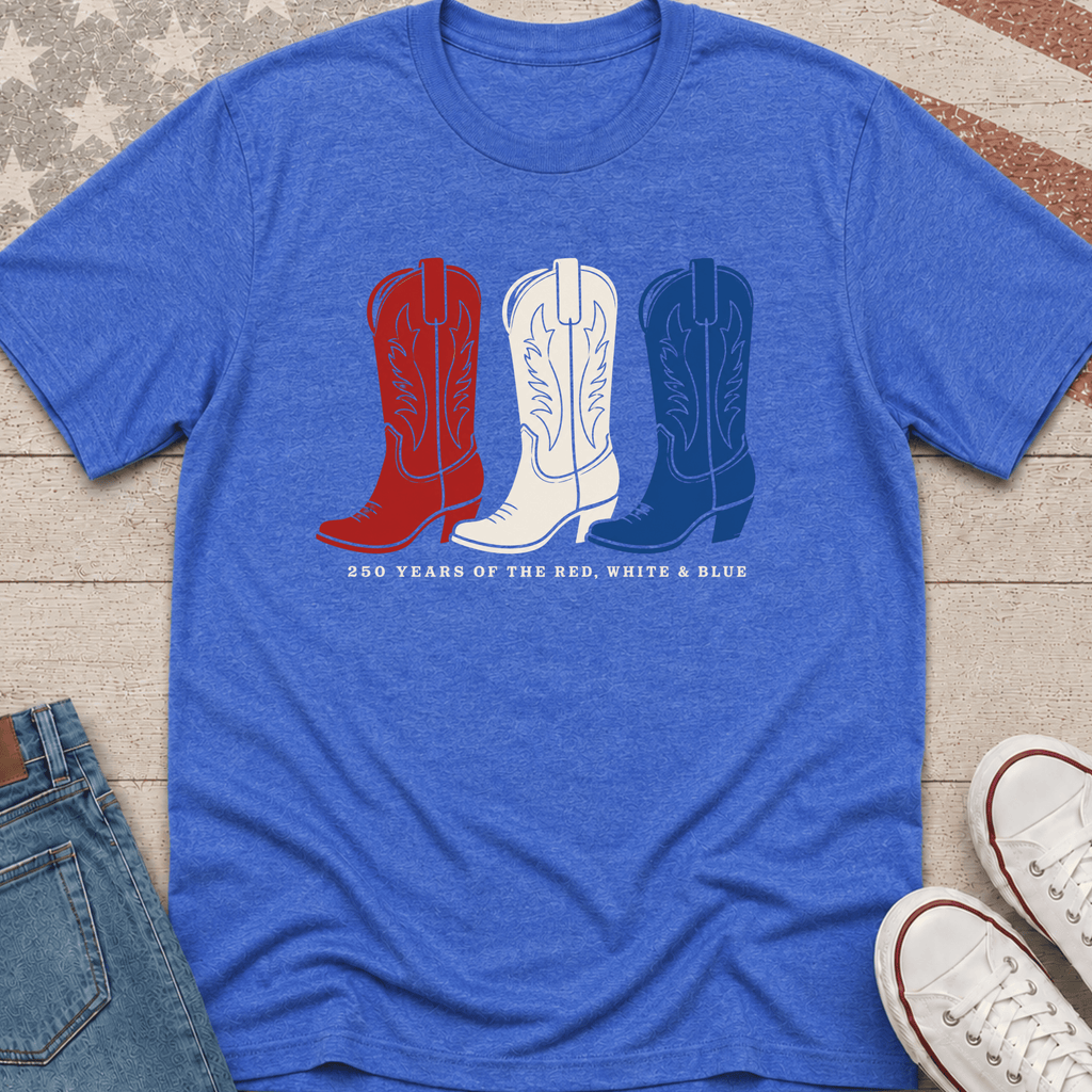 Tricolor Cowboy Boots T-Shirt