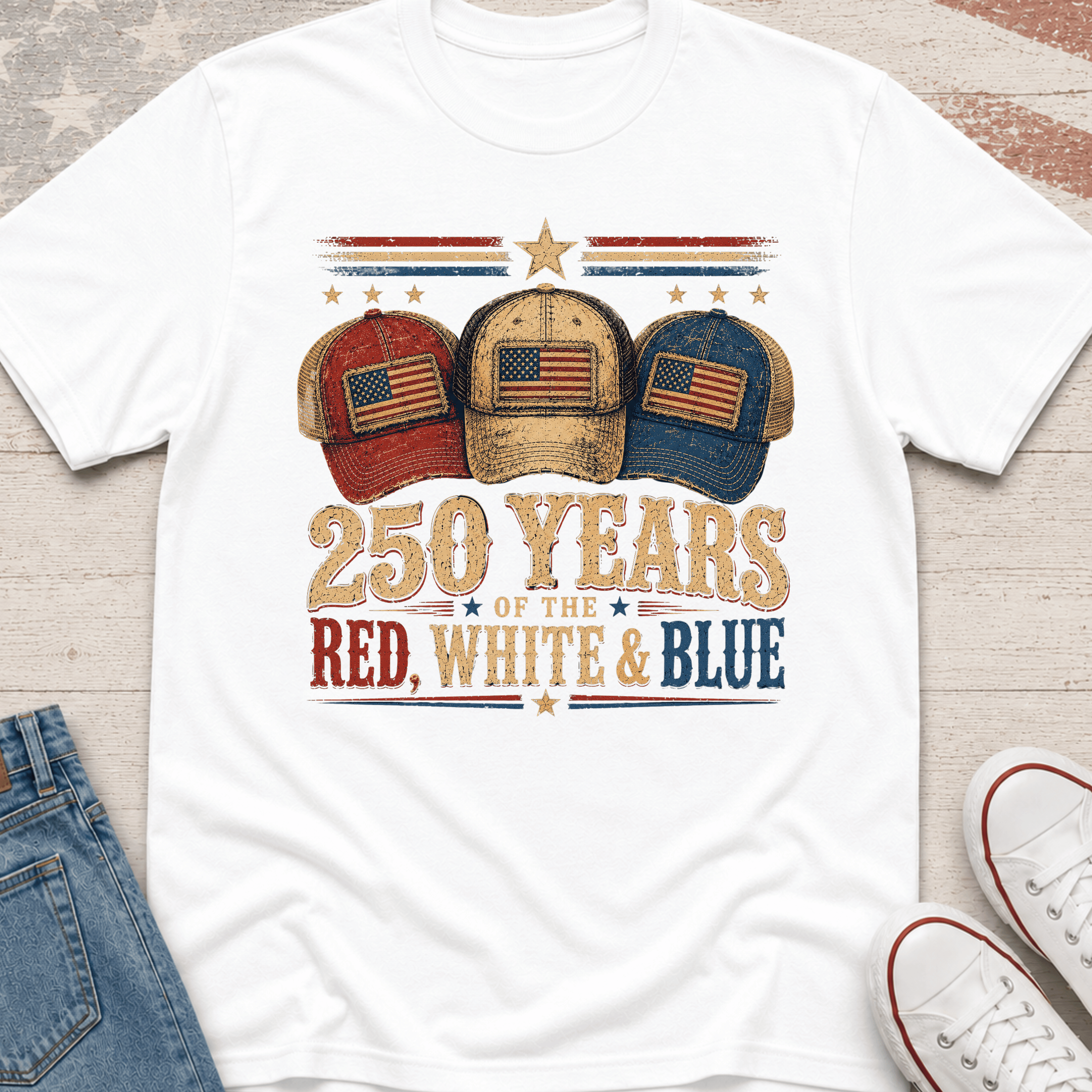 250 Years of Red, White & Blue T-Shirt