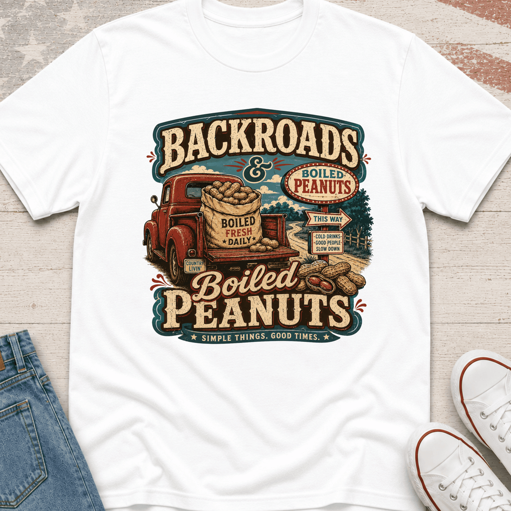 Back Roads & Boiled Peanuts T-Shirt