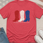 Tricolor Cowboy Boots T-Shirt