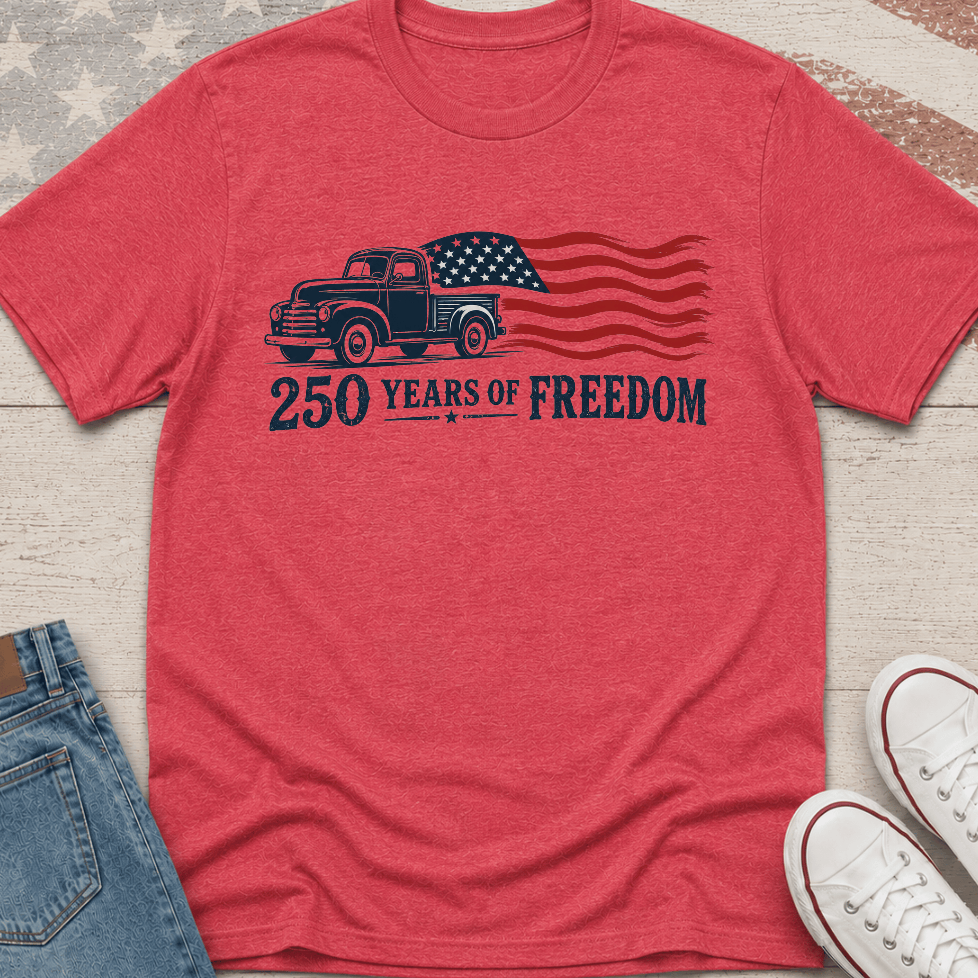 Patriotic Truck T-Shirt