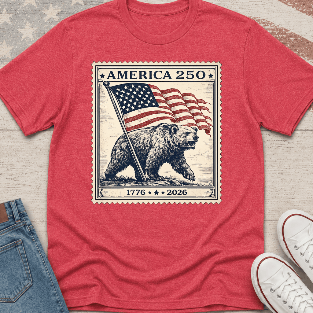 Bear Flag Stamp T-Shirt