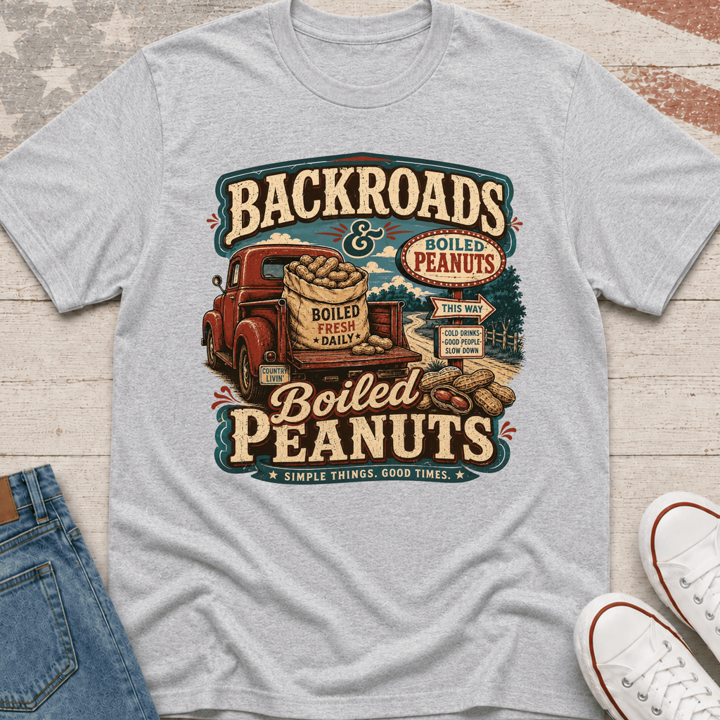 Back Roads & Boiled Peanuts T-Shirt