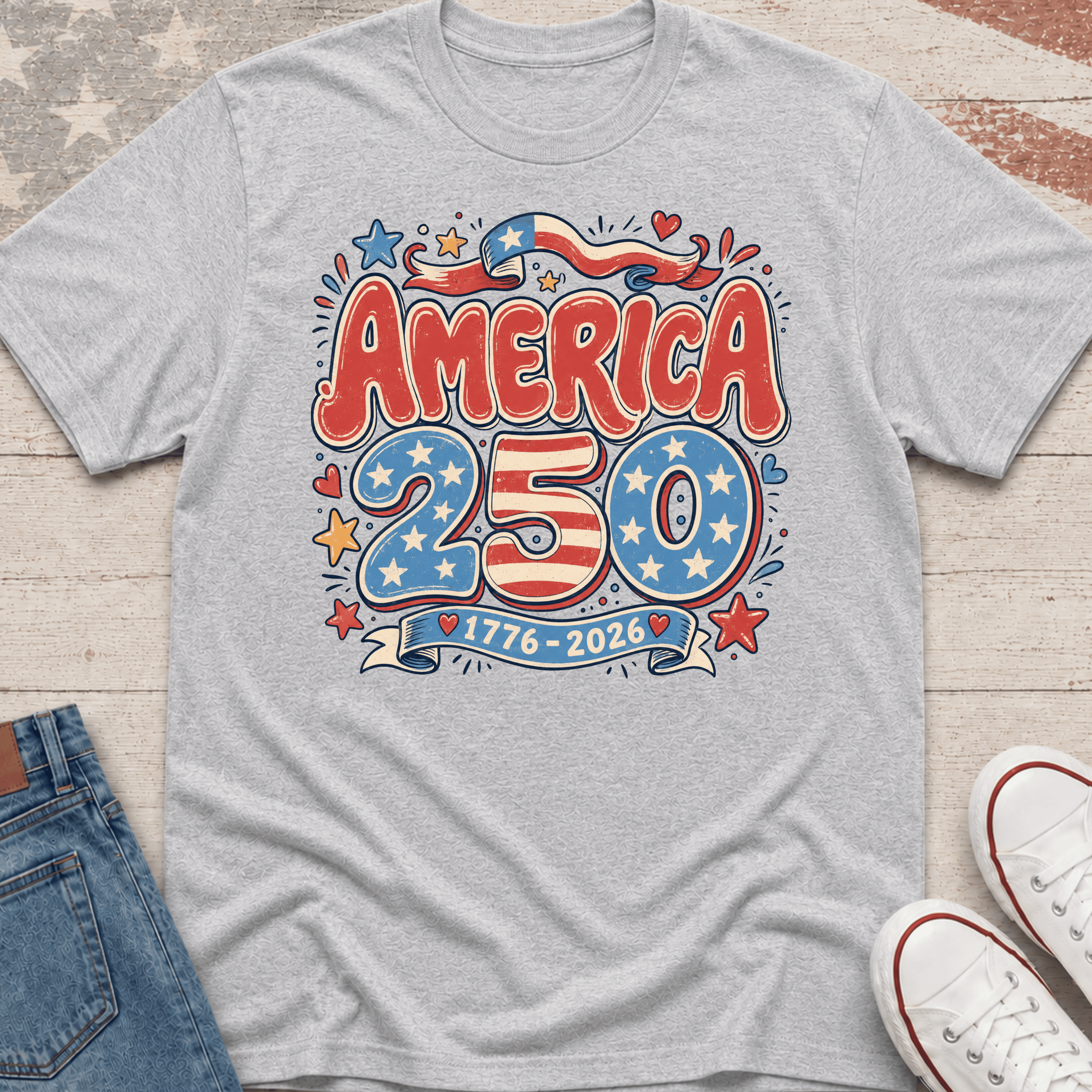Colorful America 250 T-Shirt