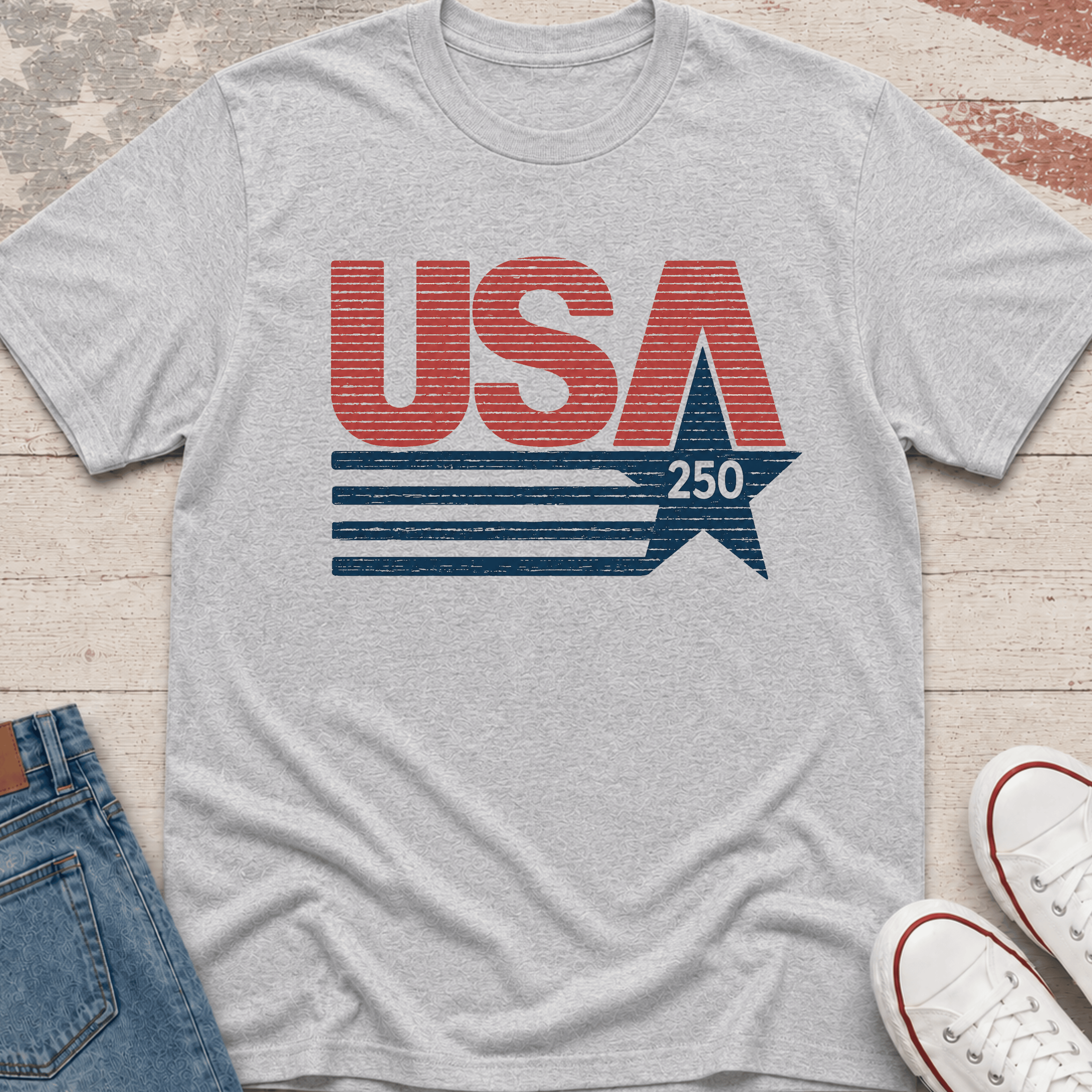 USA 250 Star T-Shirt