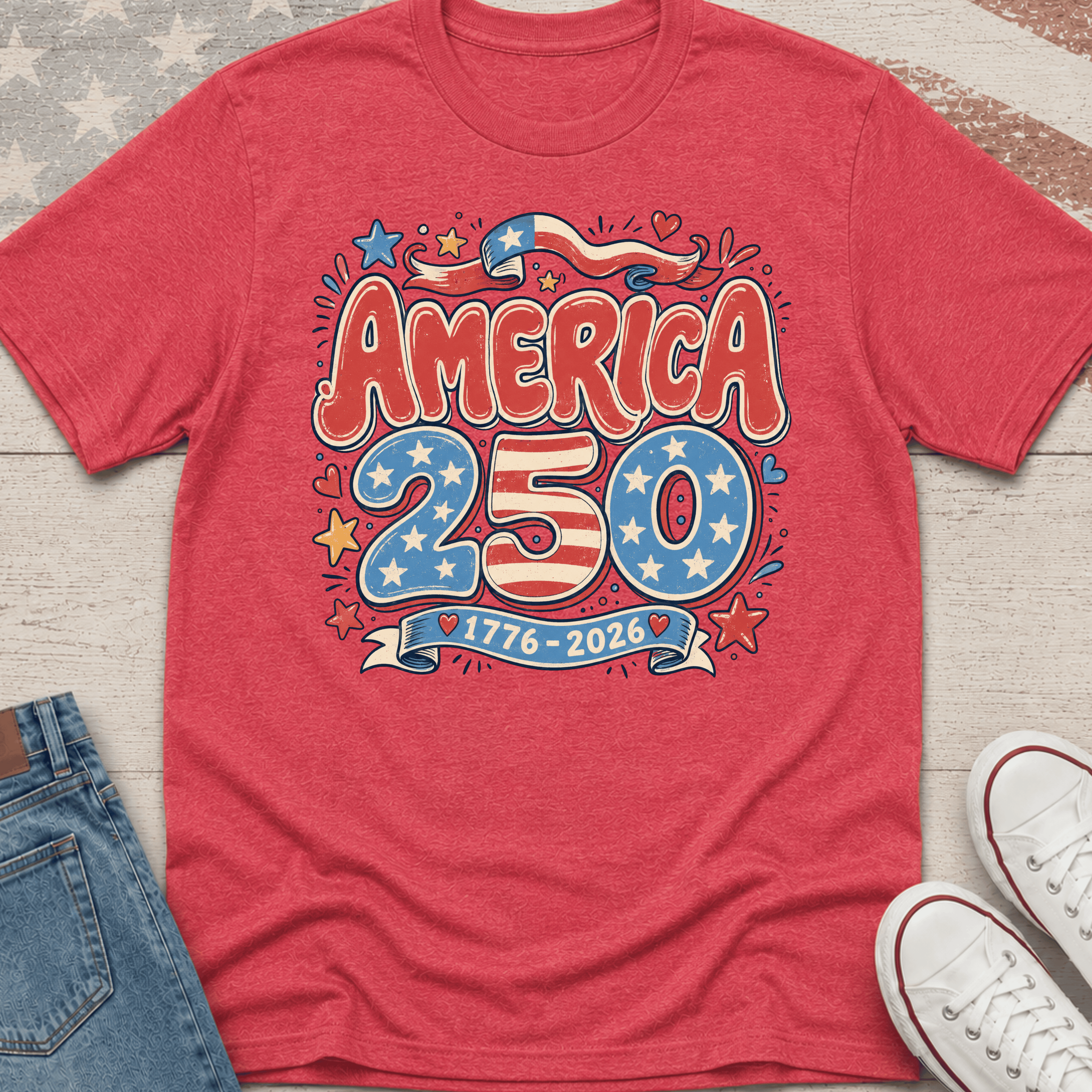 Colorful America 250 T-Shirt