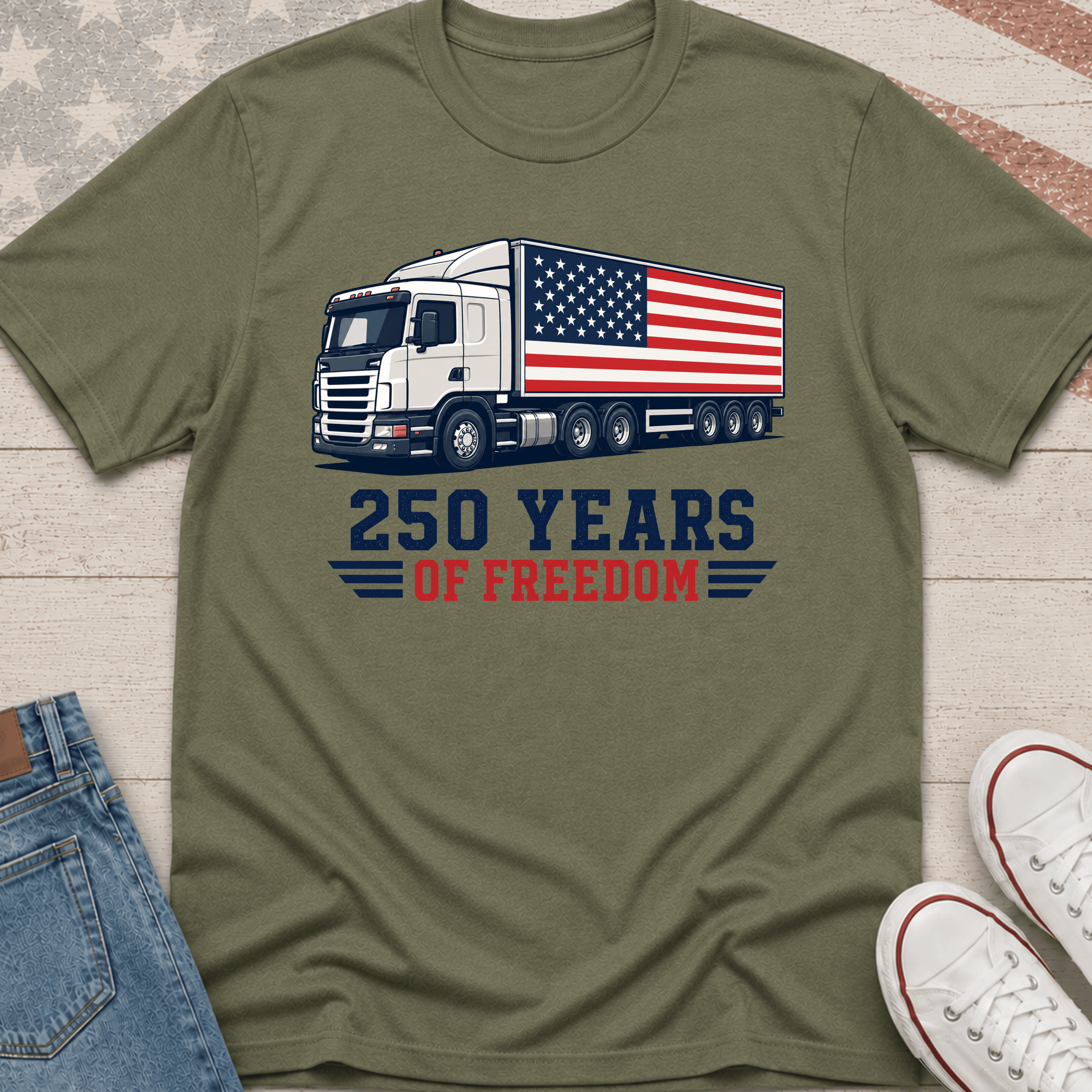 Semitruck 250 Years T-Shirt