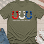 Tricolor Horse Shoes T-Shirt