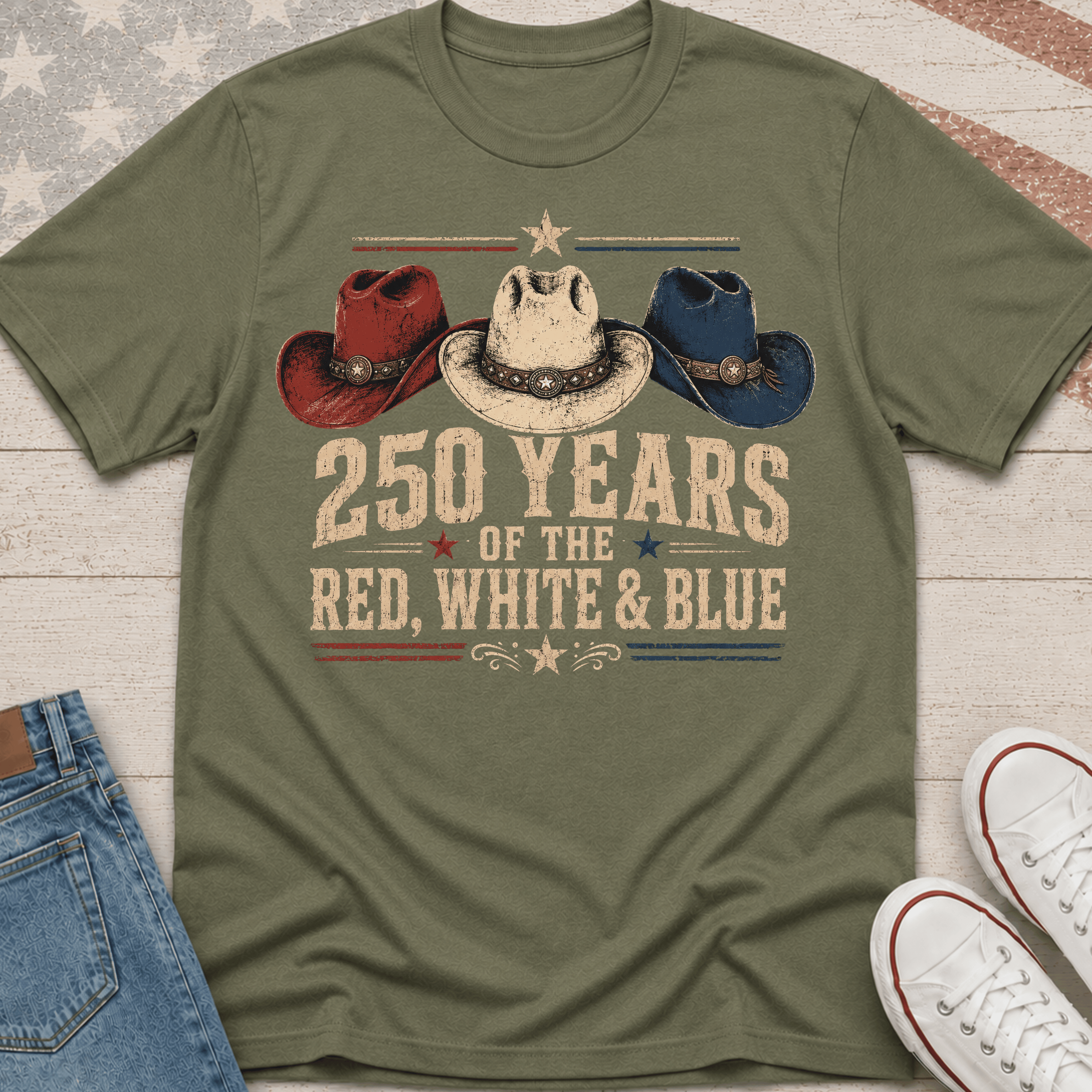 250 Years of Red, White, & Blue T-Shirt