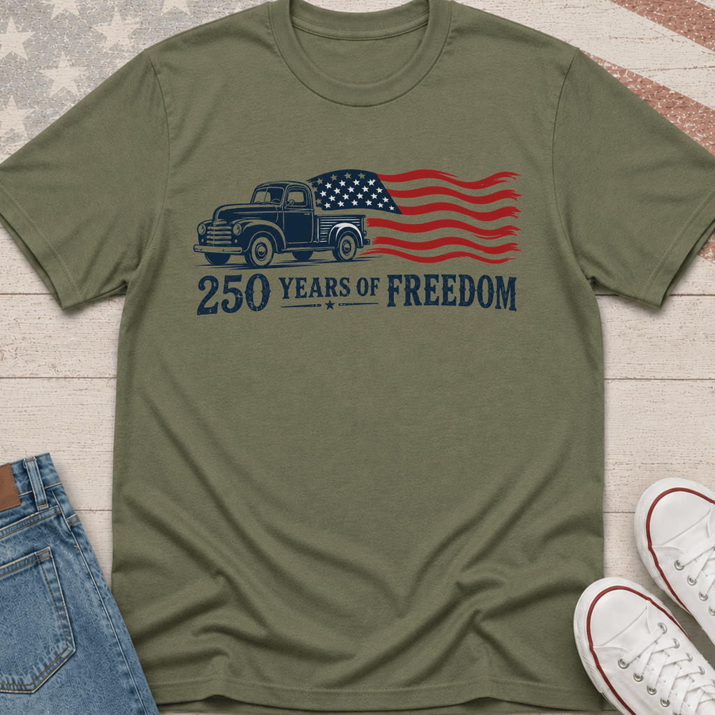 Patriotic Truck T-Shirt
