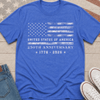 USA Flag Rustic T-Shirt