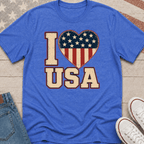 I Heart USA Patriotic T-Shirt