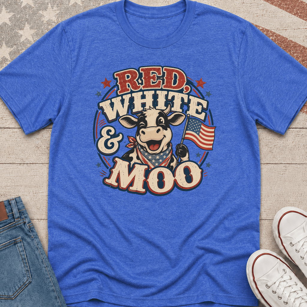 Red, White & Moo T-Shirt
