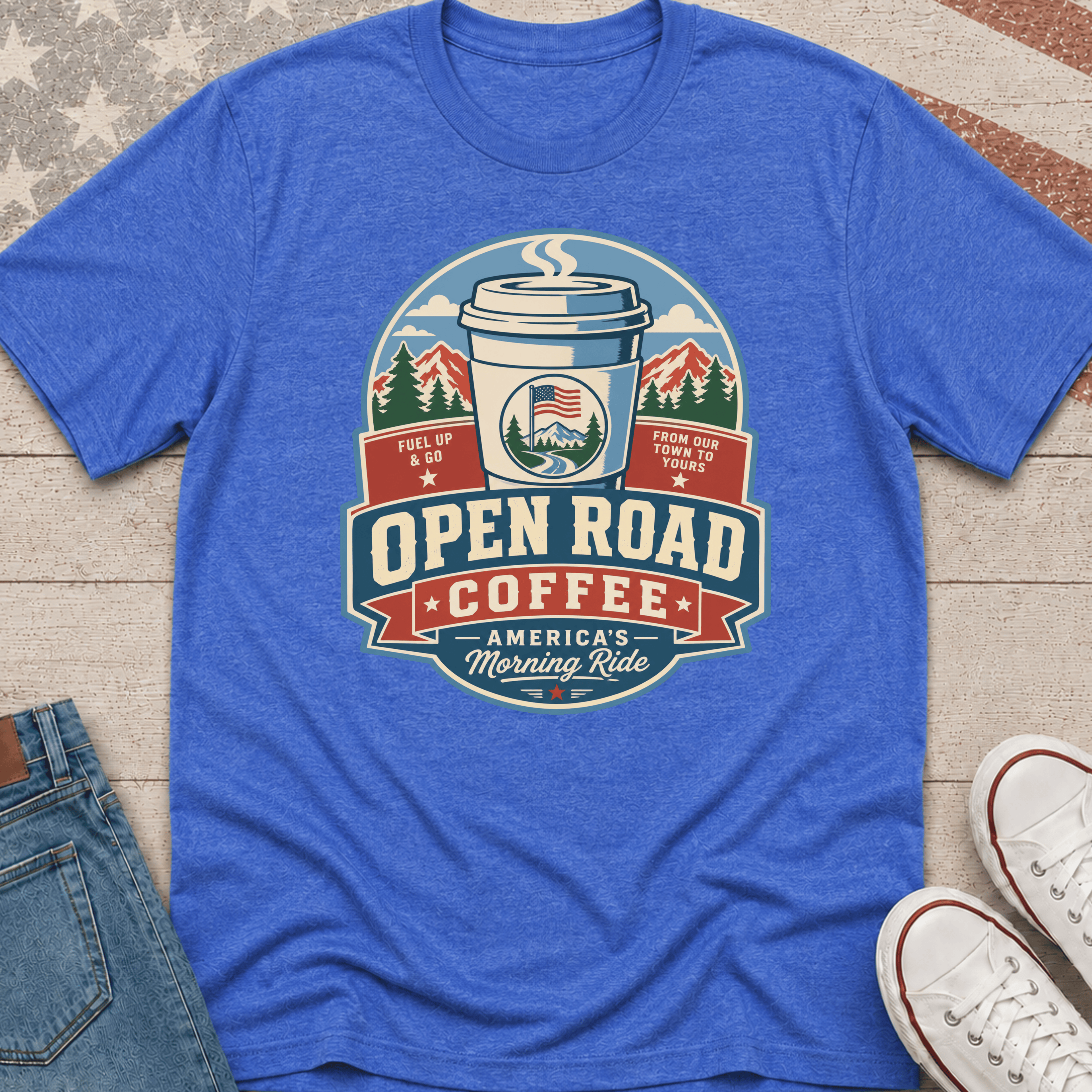 Open Road Coffee T-Shirt