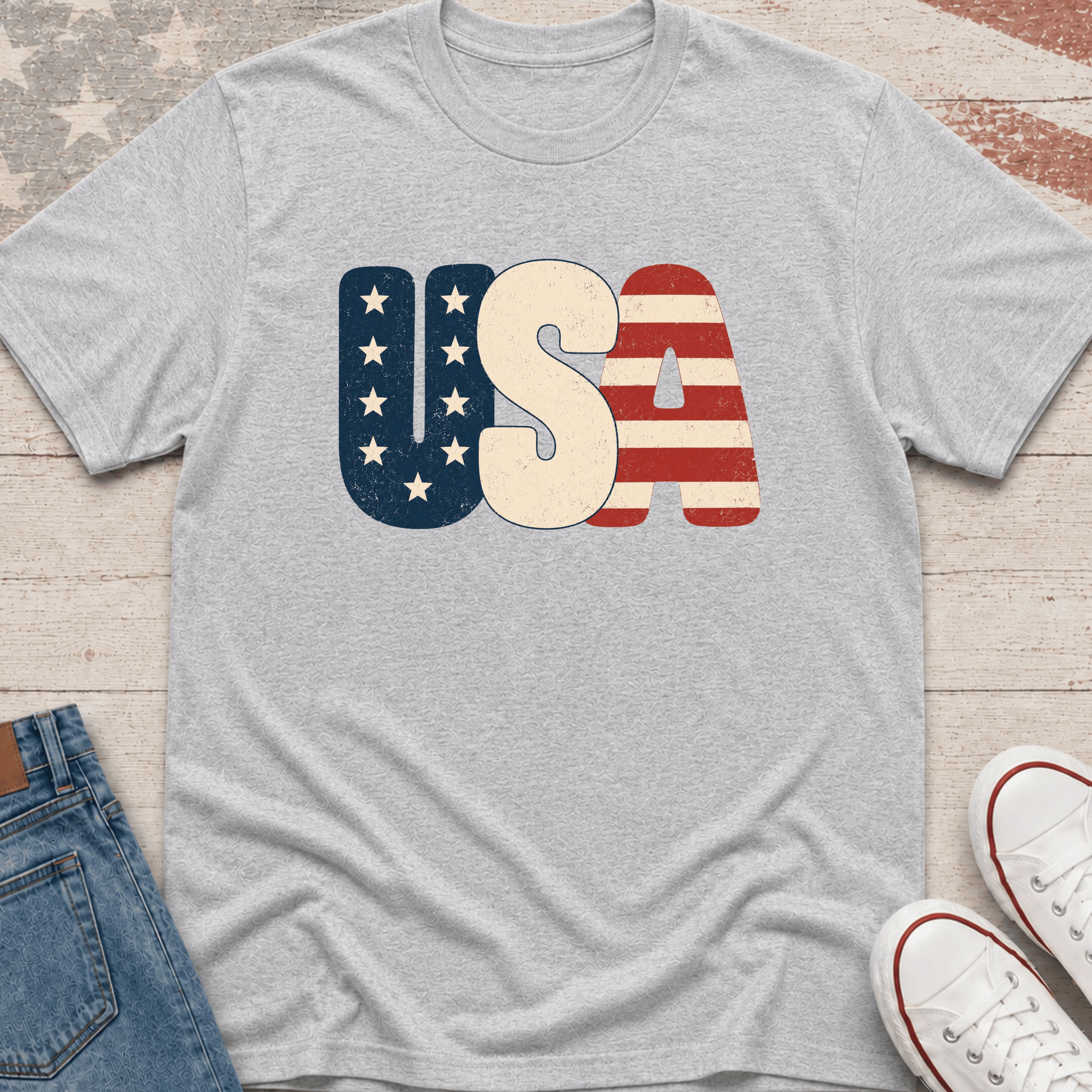 USA Stars & Stripes T-Shirt