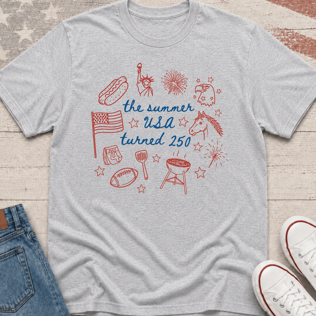 The Summer USA Turned 250 T-Shirt