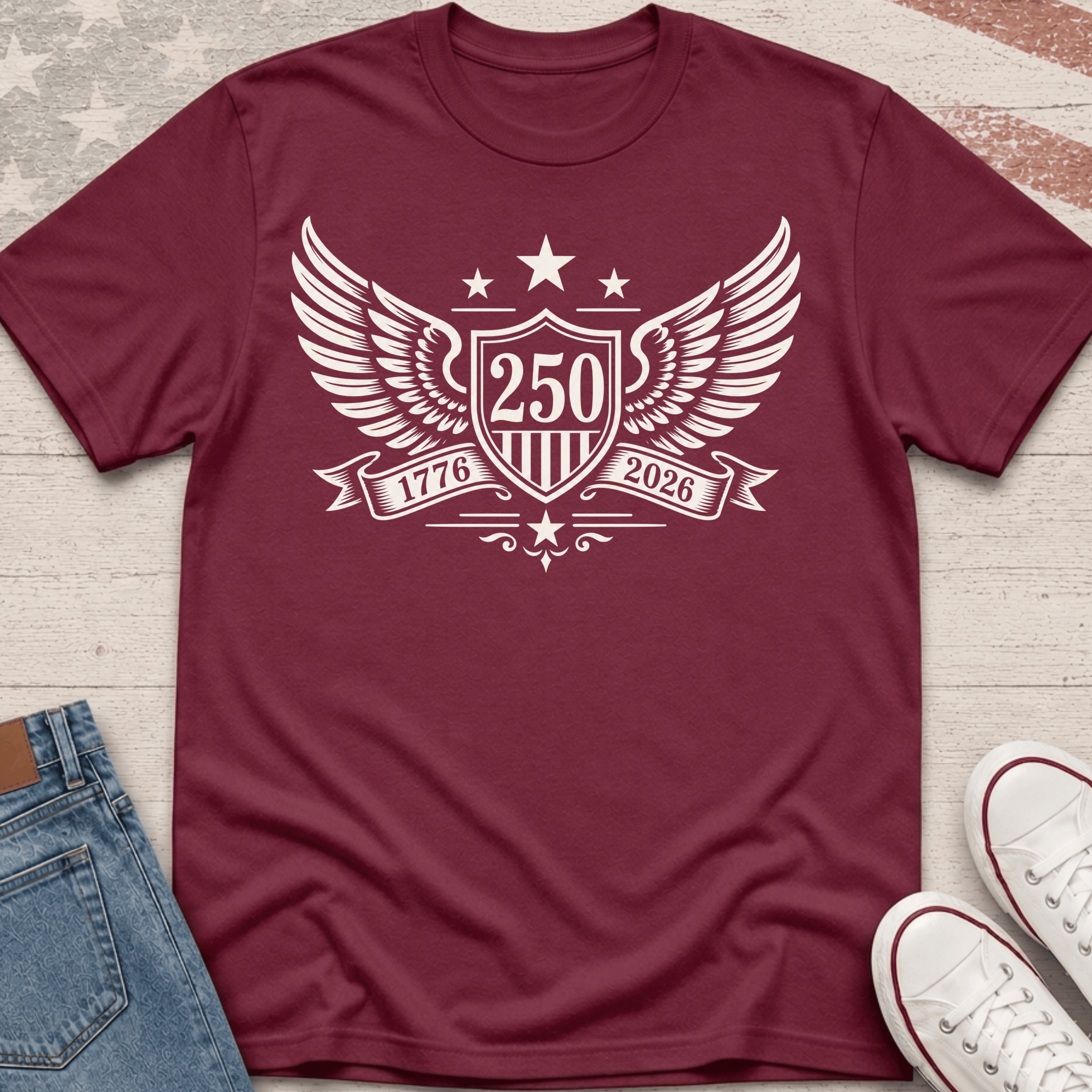 250th Bold Wings T-Shirt