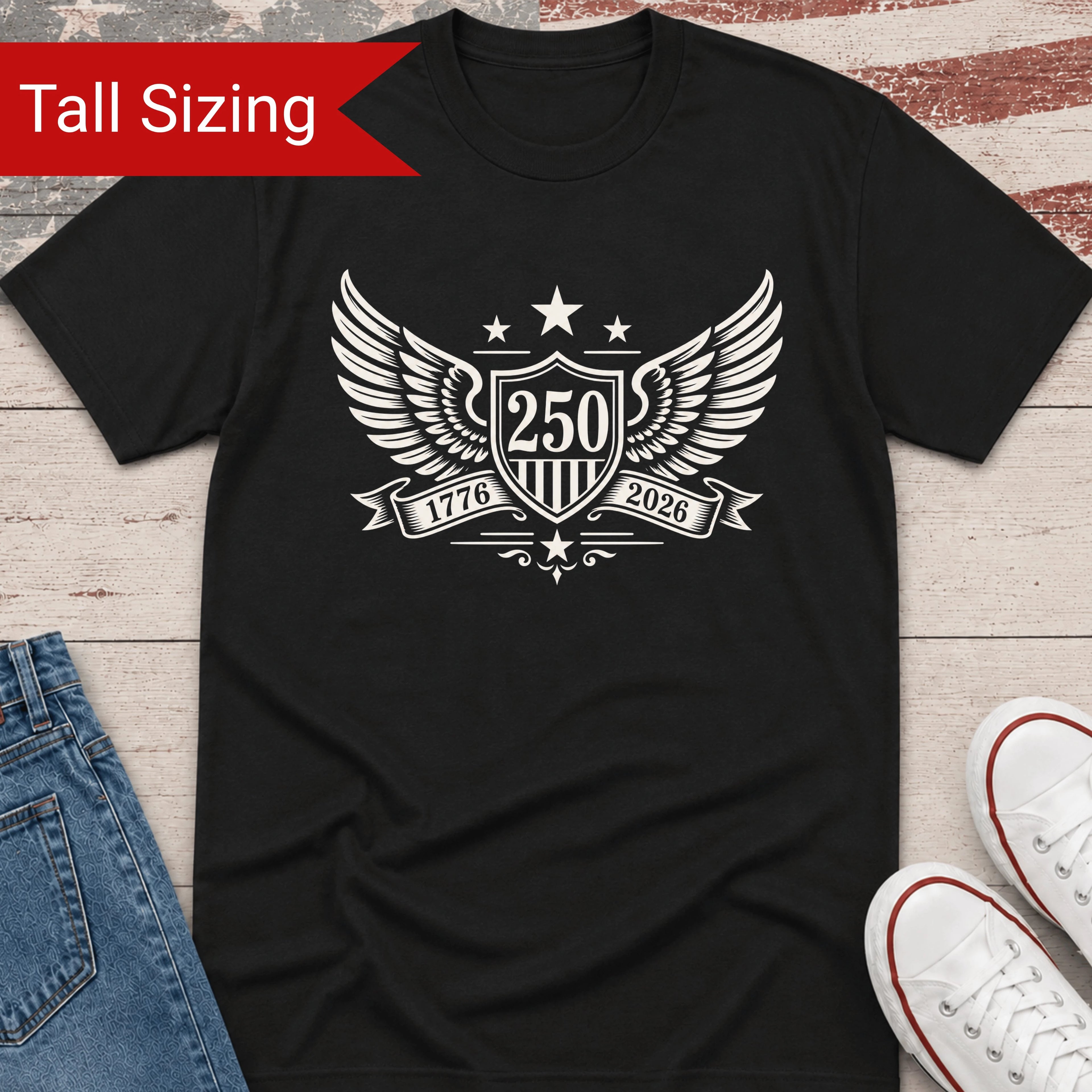 250th Bold Wings TALL Shirt