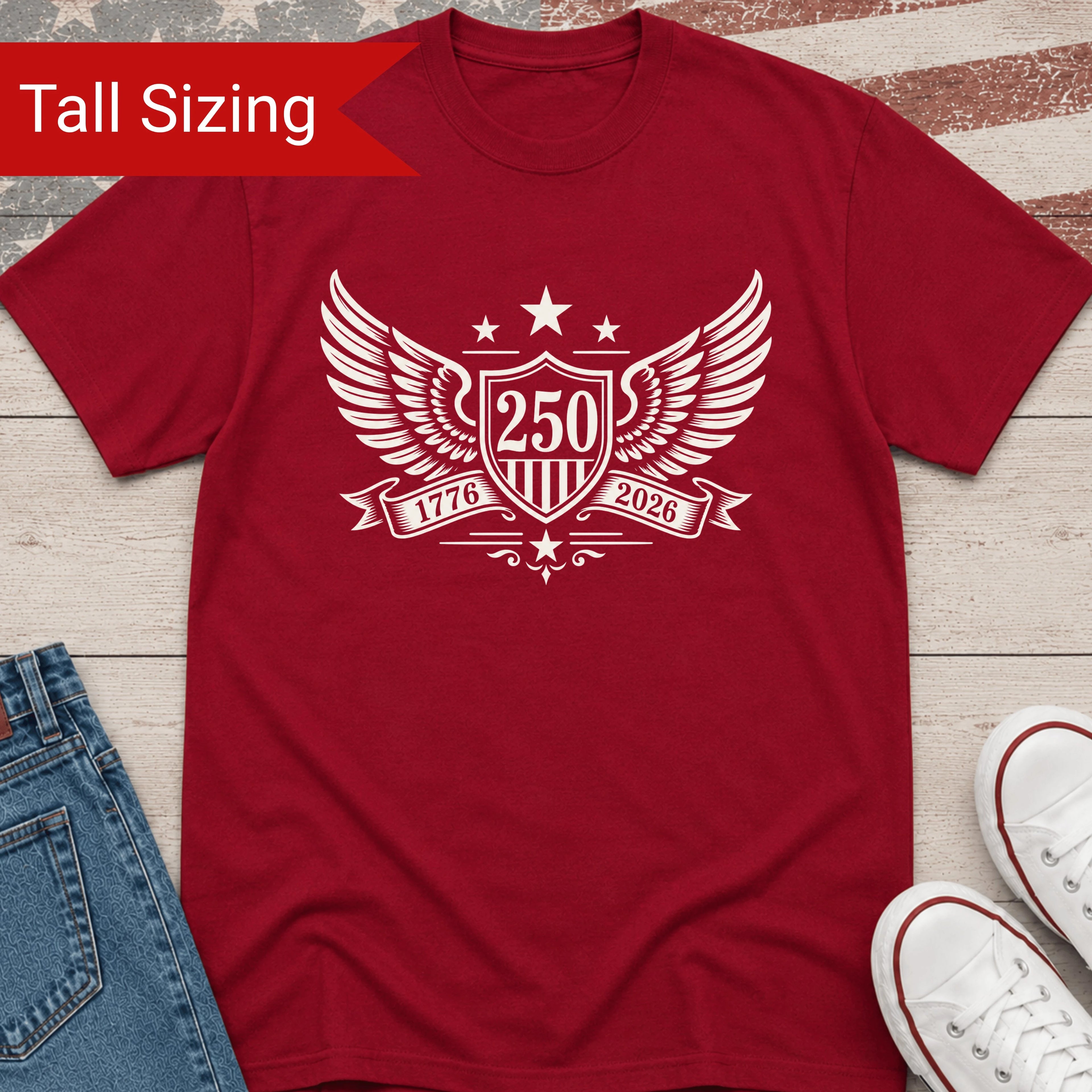 250th Bold Wings TALL Shirt