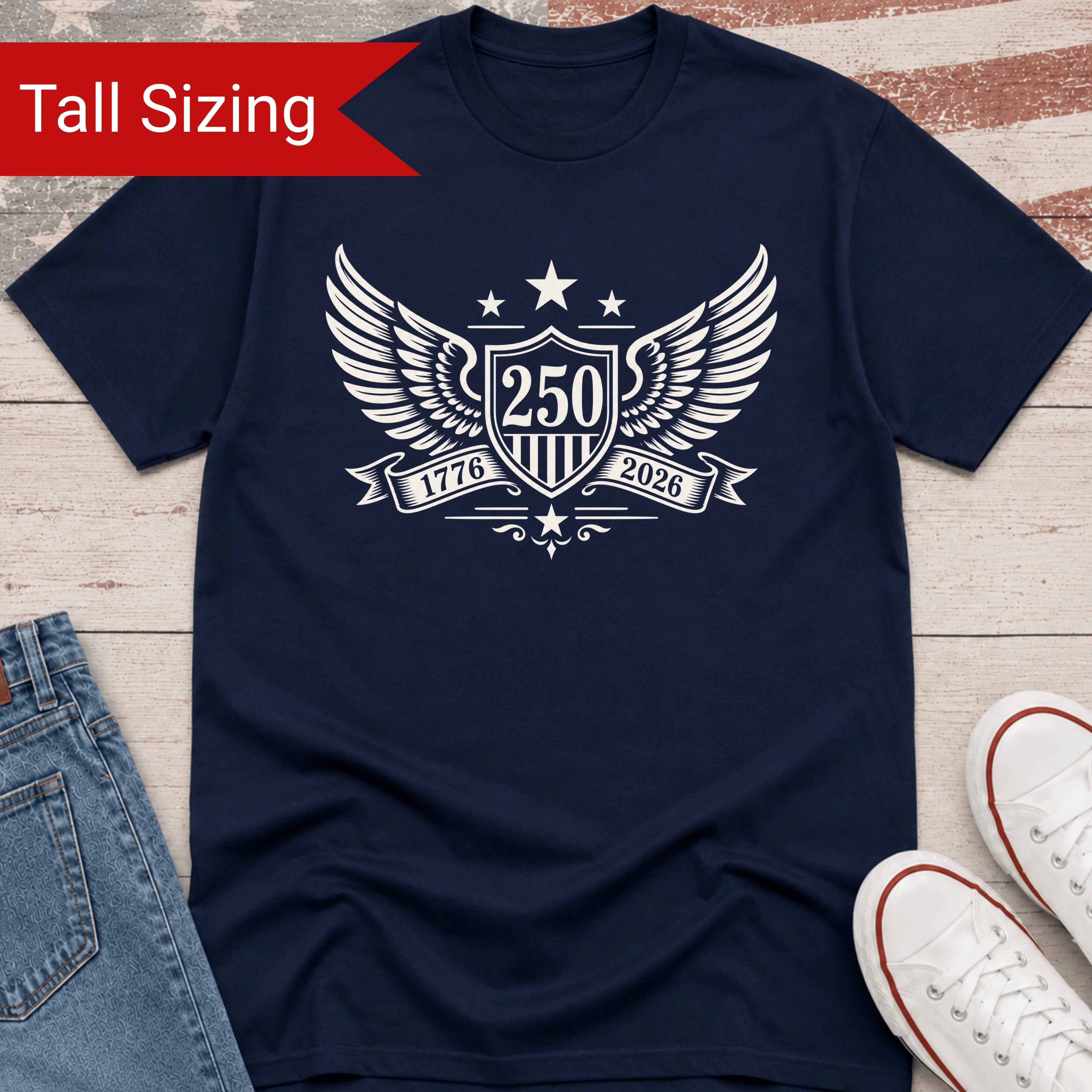 250th Bold Wings TALL Shirt